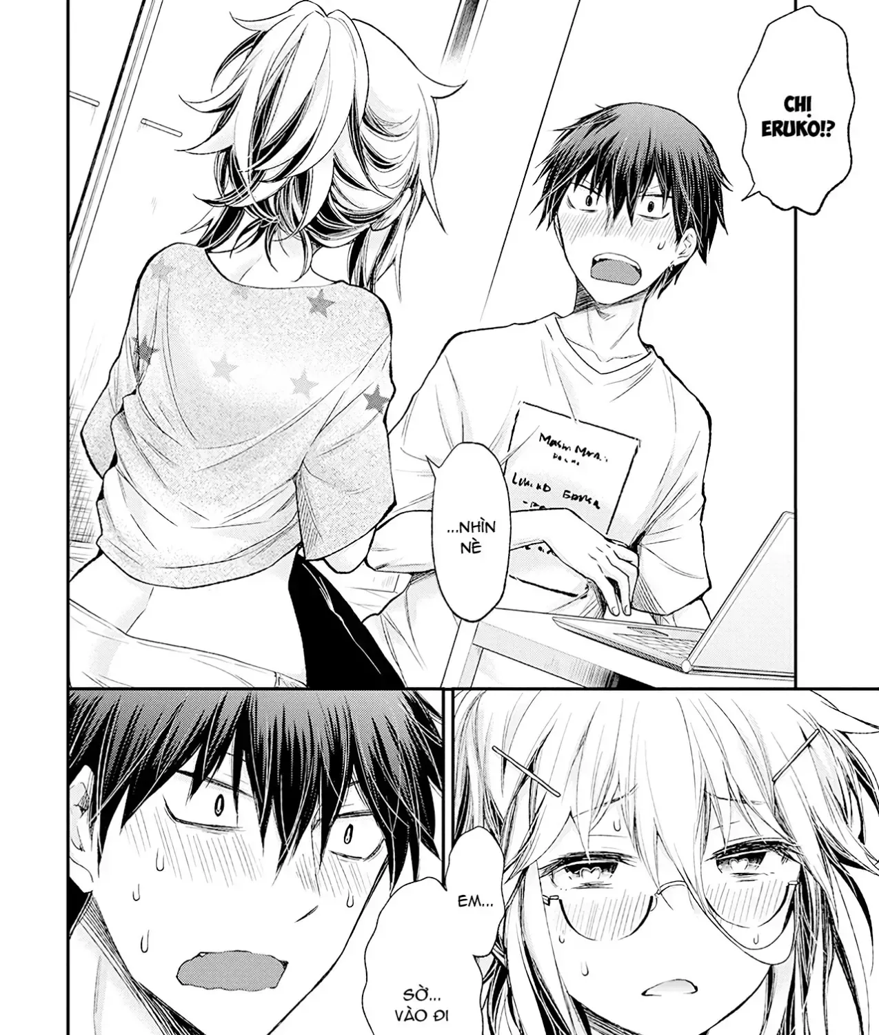 Shingeki No Eroko-San: Hen Na Oneesan Wa Danshi Kousei To Nakayoku Naritai Chap 14 - Next Chap 15