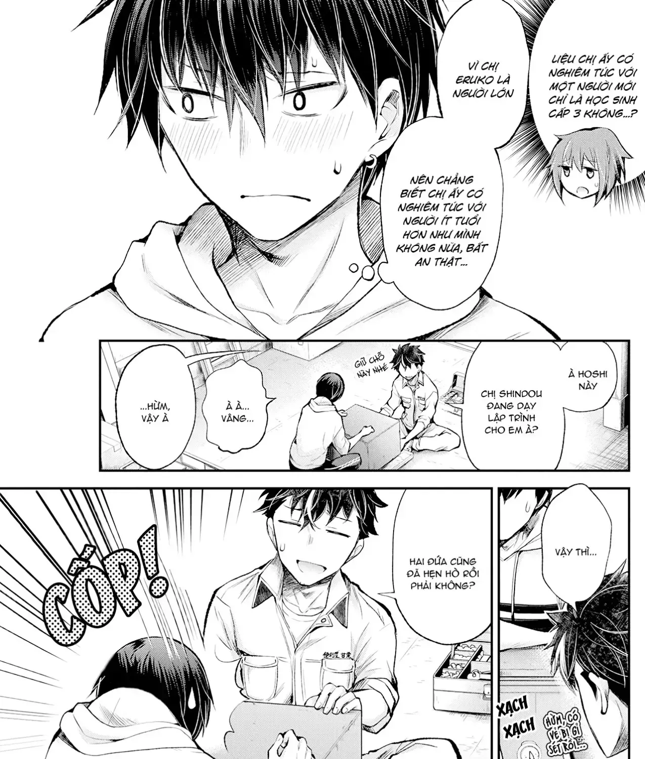 Shingeki No Eroko-San: Hen Na Oneesan Wa Danshi Kousei To Nakayoku Naritai Chap 16 - Next Chap 17