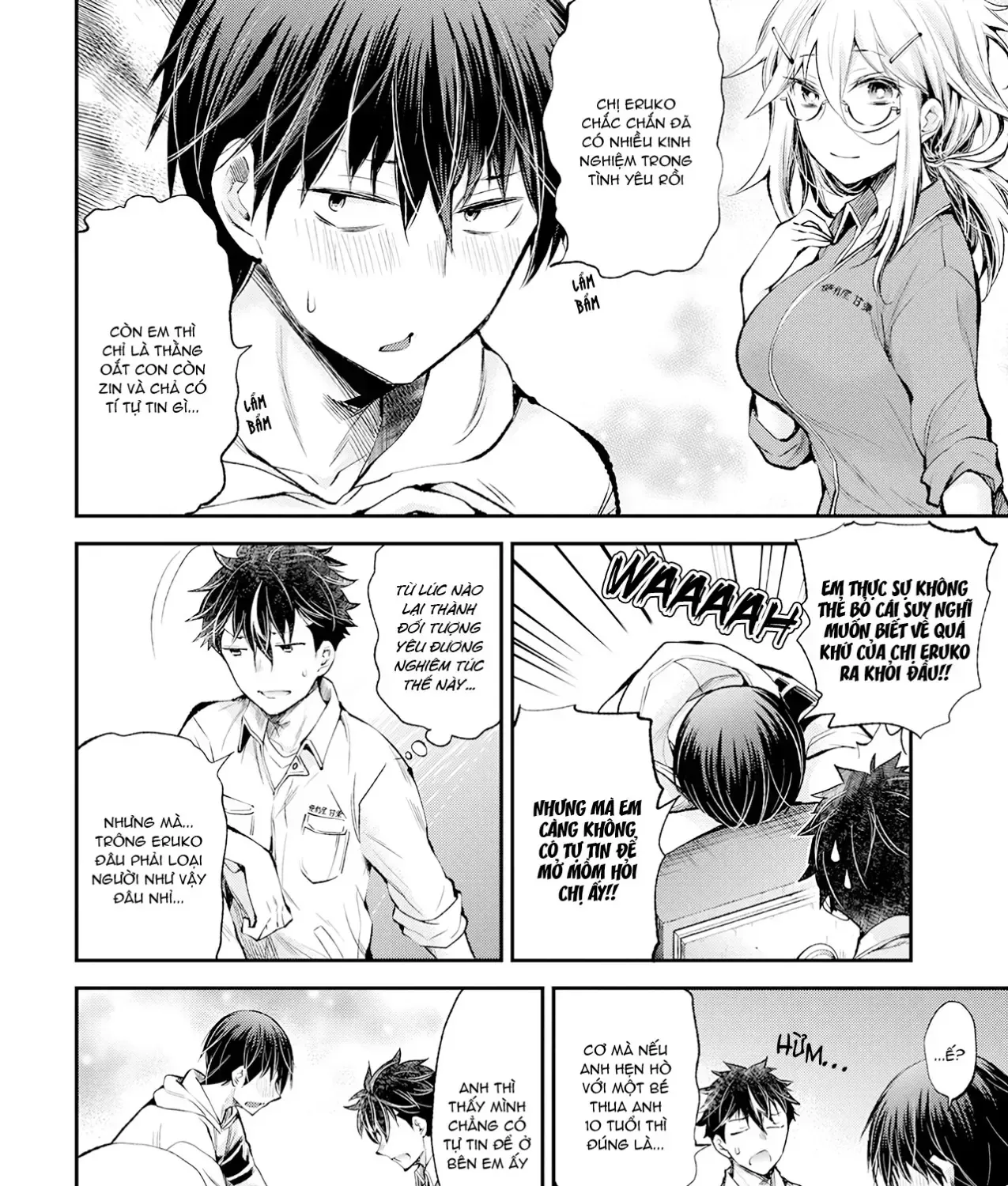 Shingeki No Eroko-San: Hen Na Oneesan Wa Danshi Kousei To Nakayoku Naritai Chap 16 - Next Chap 17