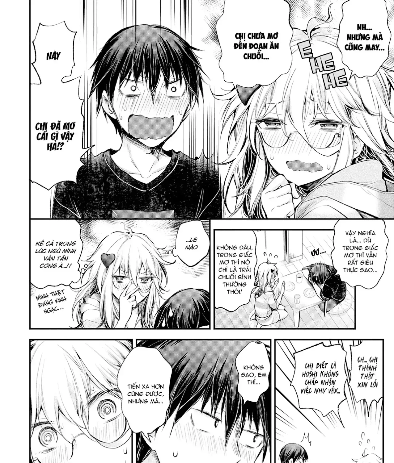 Shingeki No Eroko-San: Hen Na Oneesan Wa Danshi Kousei To Nakayoku Naritai Chap 16 - Next Chap 17