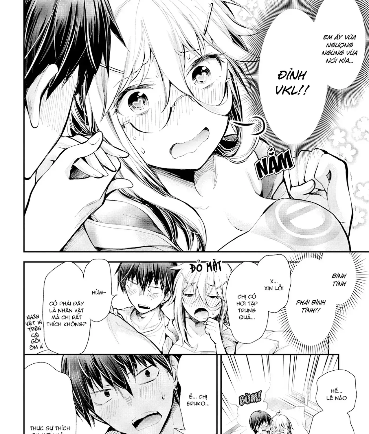 Shingeki No Eroko-San: Hen Na Oneesan Wa Danshi Kousei To Nakayoku Naritai Chap 17 - Next Chap 18