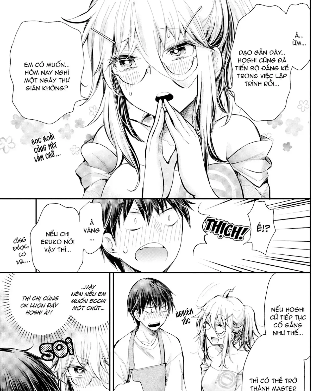 Shingeki No Eroko-San: Hen Na Oneesan Wa Danshi Kousei To Nakayoku Naritai Chap 17 - Next Chap 18