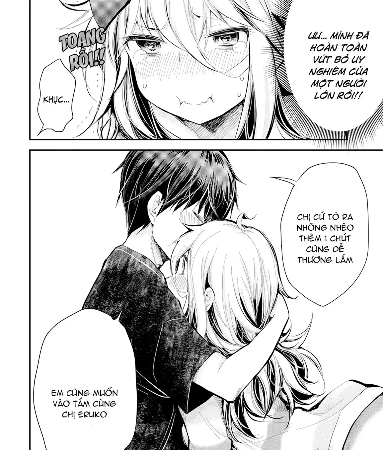 Shingeki No Eroko-San: Hen Na Oneesan Wa Danshi Kousei To Nakayoku Naritai Chap 19 - Next Chap 20