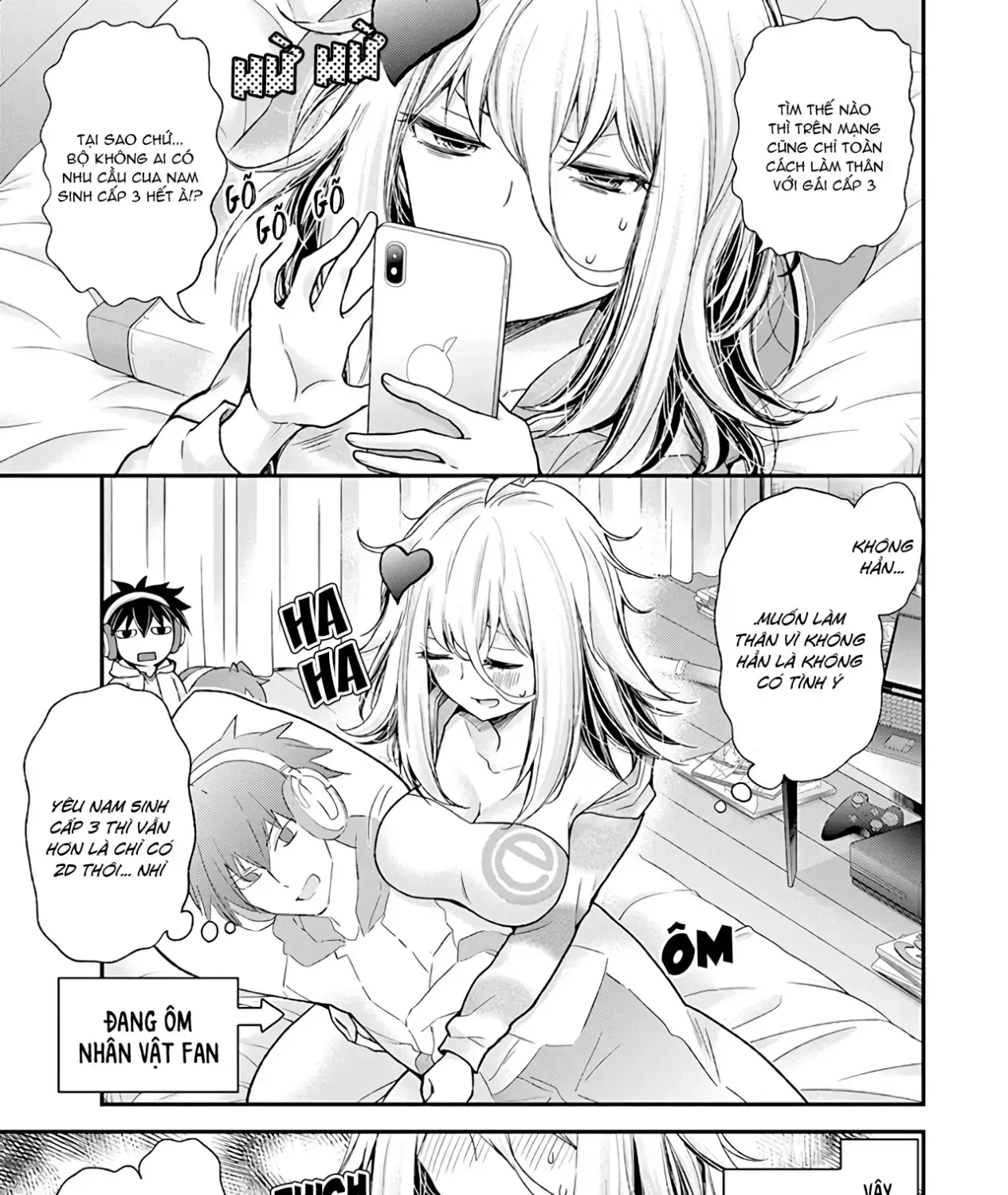 Shingeki No Eroko-San: Hen Na Oneesan Wa Danshi Kousei To Nakayoku Naritai Chap 2 - Next Chap 3