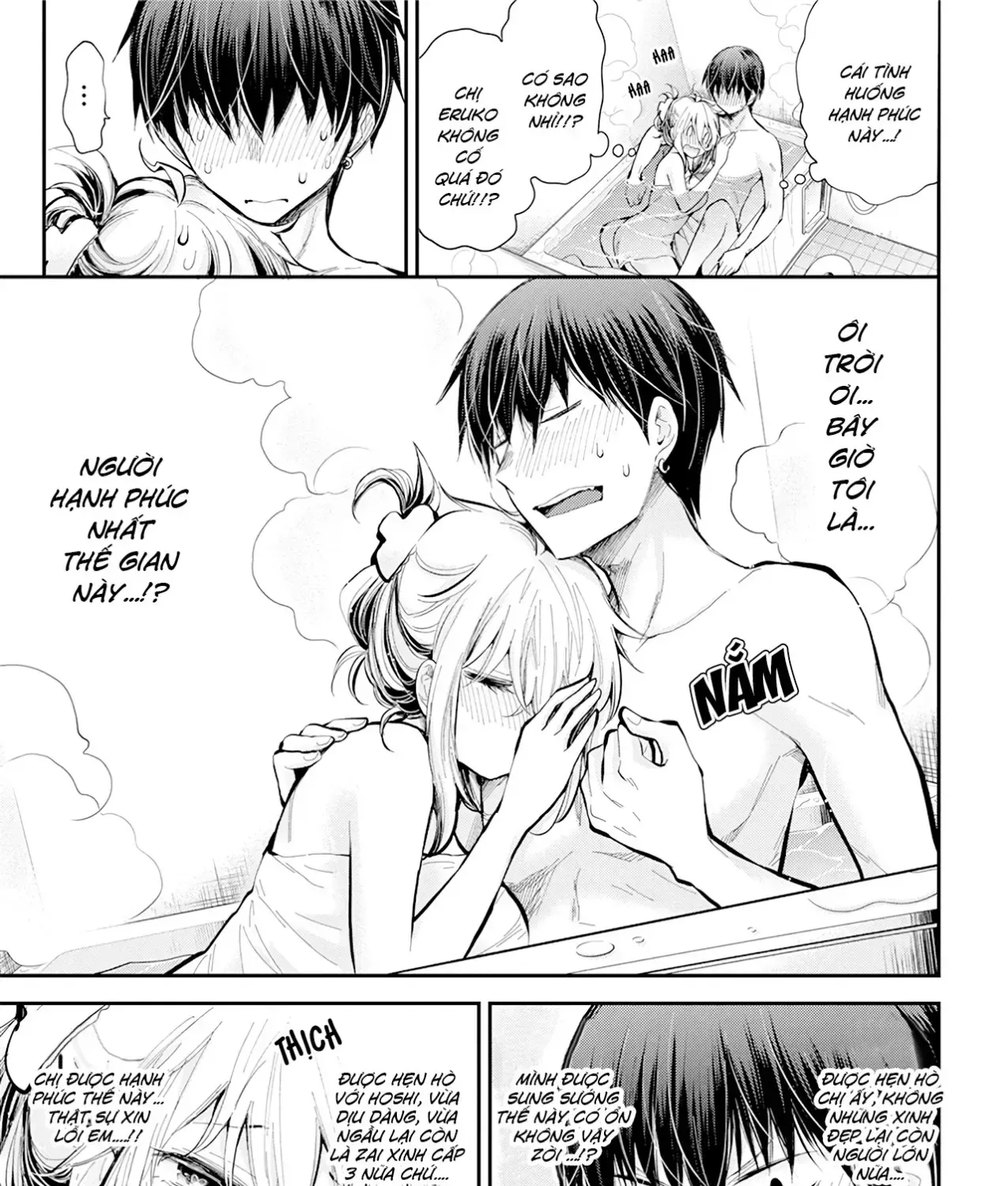 Shingeki No Eroko-San: Hen Na Oneesan Wa Danshi Kousei To Nakayoku Naritai Chap 20 - Next Chap 21