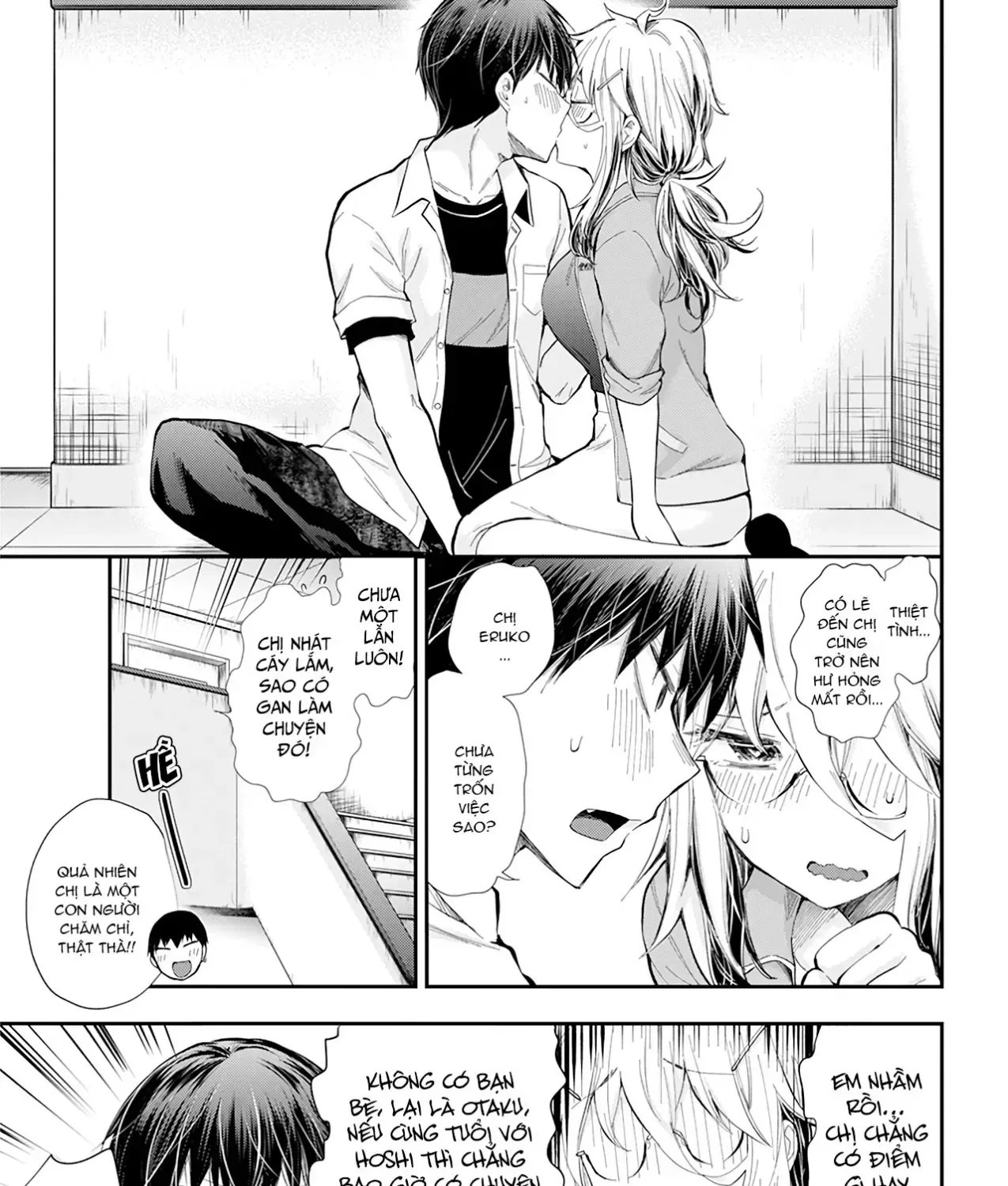 Shingeki No Eroko-San: Hen Na Oneesan Wa Danshi Kousei To Nakayoku Naritai Chap 24 - Next Chap 25