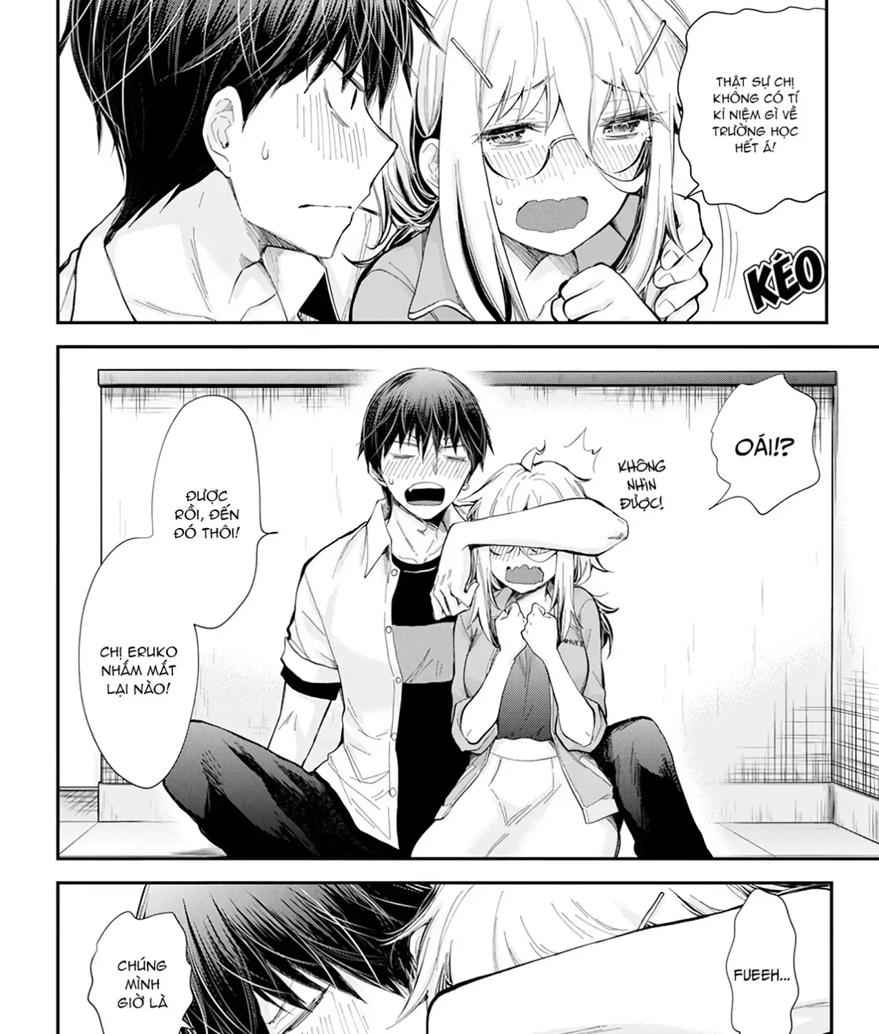 Shingeki No Eroko-San: Hen Na Oneesan Wa Danshi Kousei To Nakayoku Naritai Chap 24 - Next Chap 25