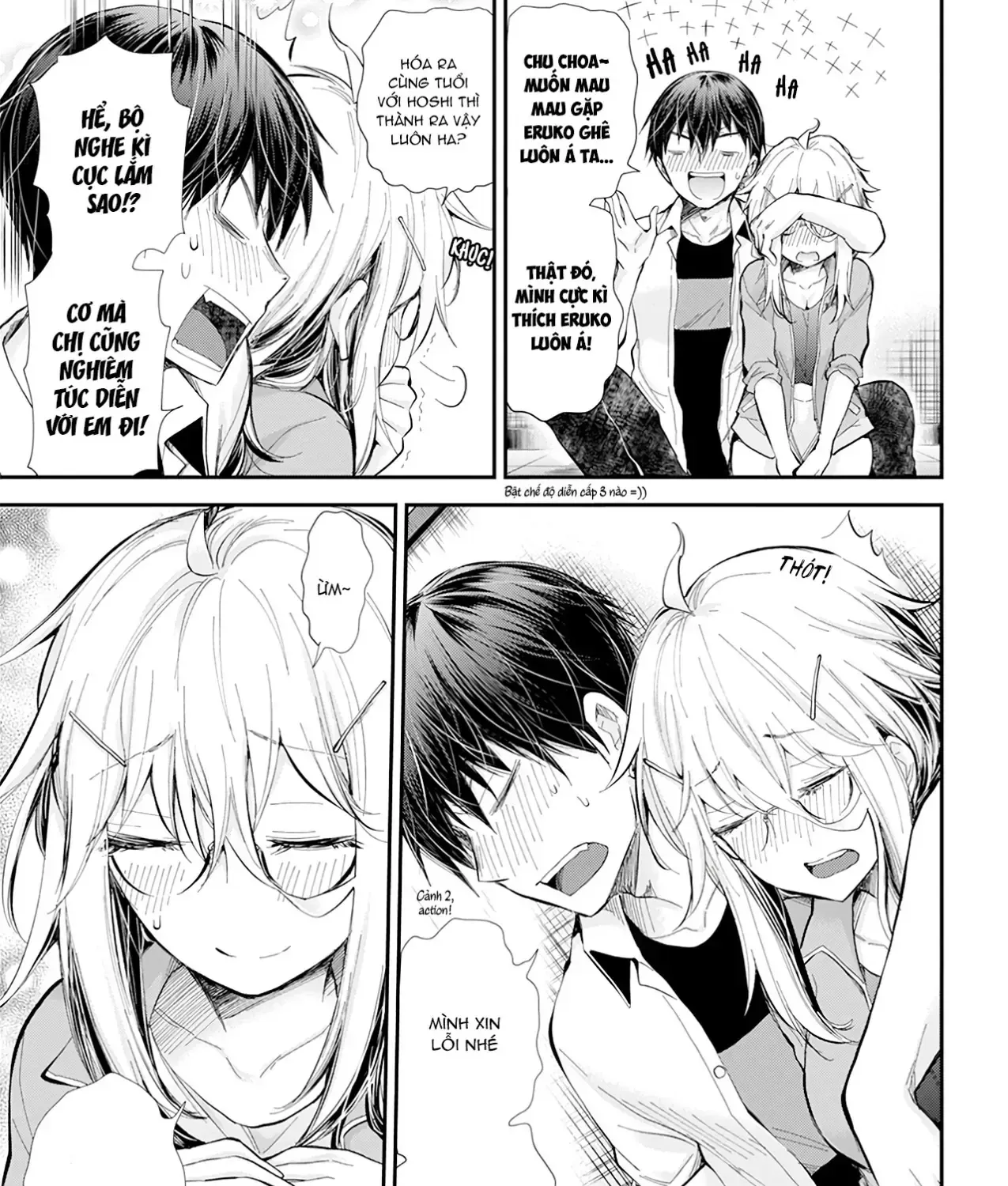 Shingeki No Eroko-San: Hen Na Oneesan Wa Danshi Kousei To Nakayoku Naritai Chap 24 - Next Chap 25