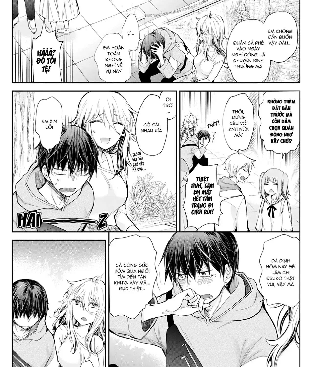 Shingeki No Eroko-San: Hen Na Oneesan Wa Danshi Kousei To Nakayoku Naritai Chap 25 - Next Chap 26