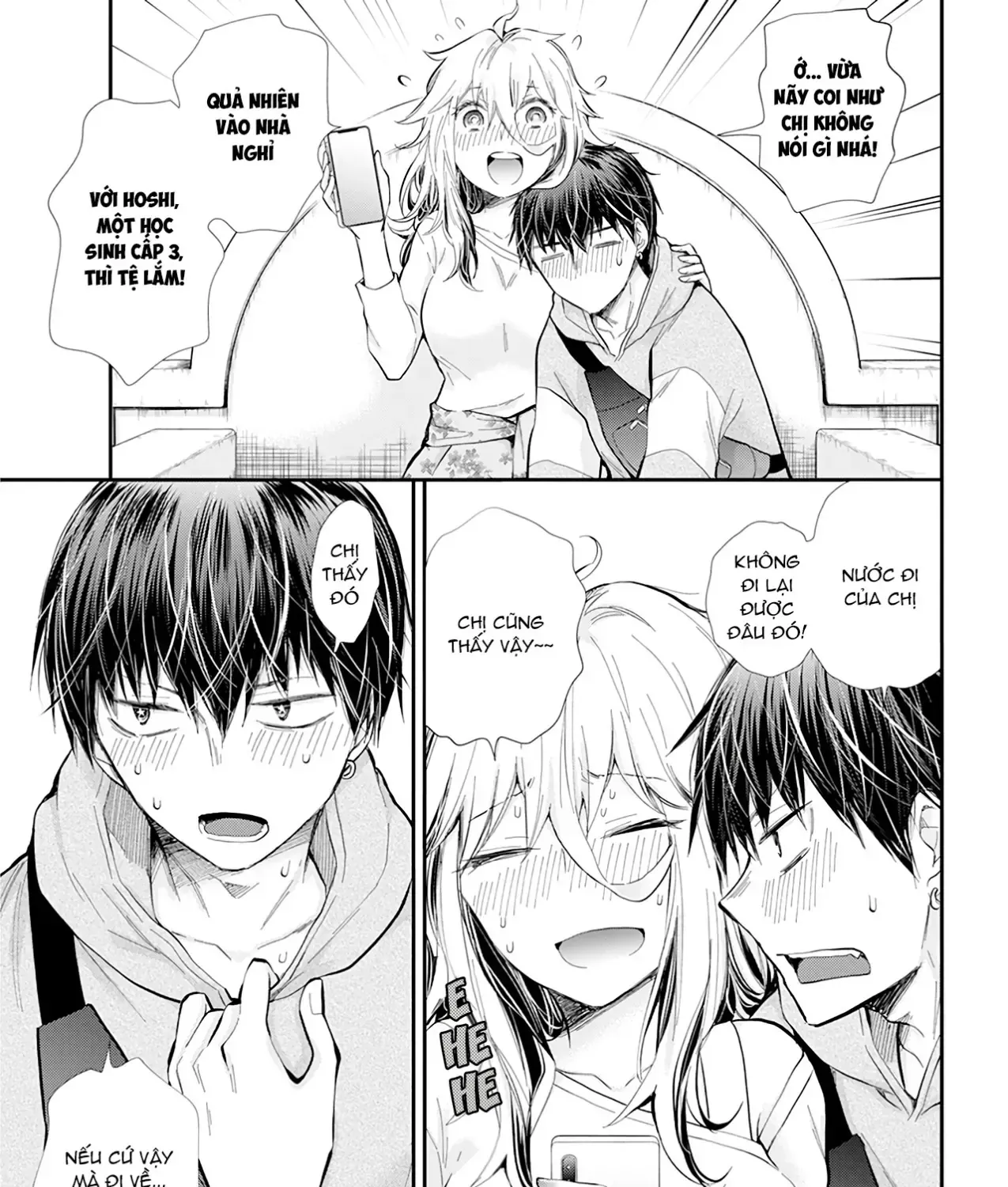 Shingeki No Eroko-San: Hen Na Oneesan Wa Danshi Kousei To Nakayoku Naritai Chap 25 - Next Chap 26