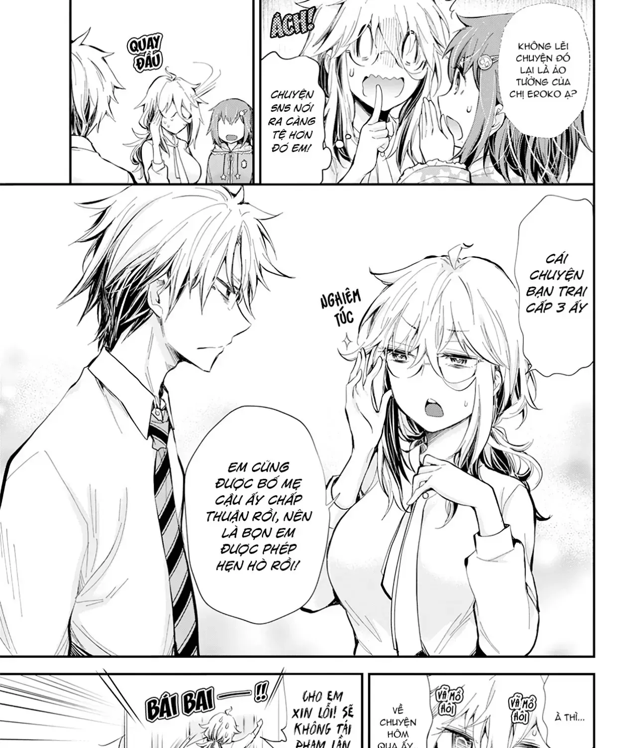 Shingeki No Eroko-San: Hen Na Oneesan Wa Danshi Kousei To Nakayoku Naritai Chap 27 - Next Chap 28