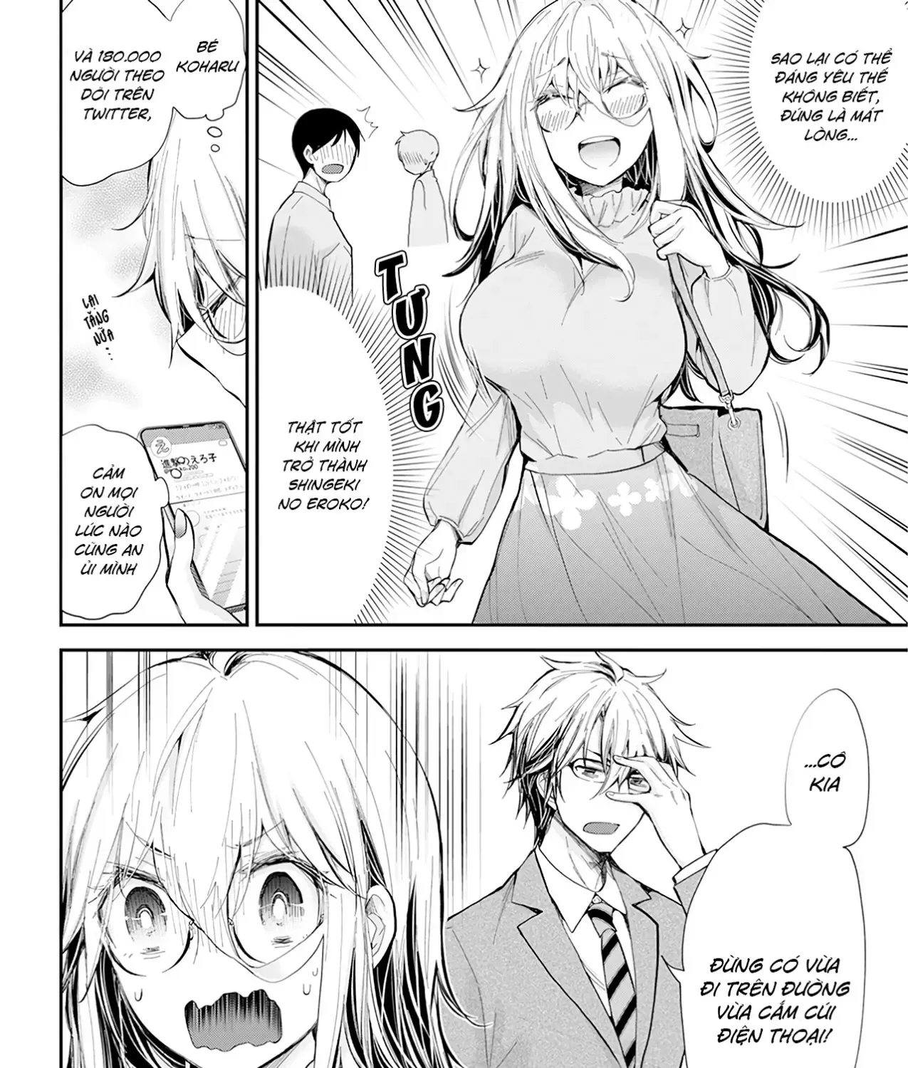 Shingeki No Eroko-San: Hen Na Oneesan Wa Danshi Kousei To Nakayoku Naritai Chap 29 - Next Chap 30