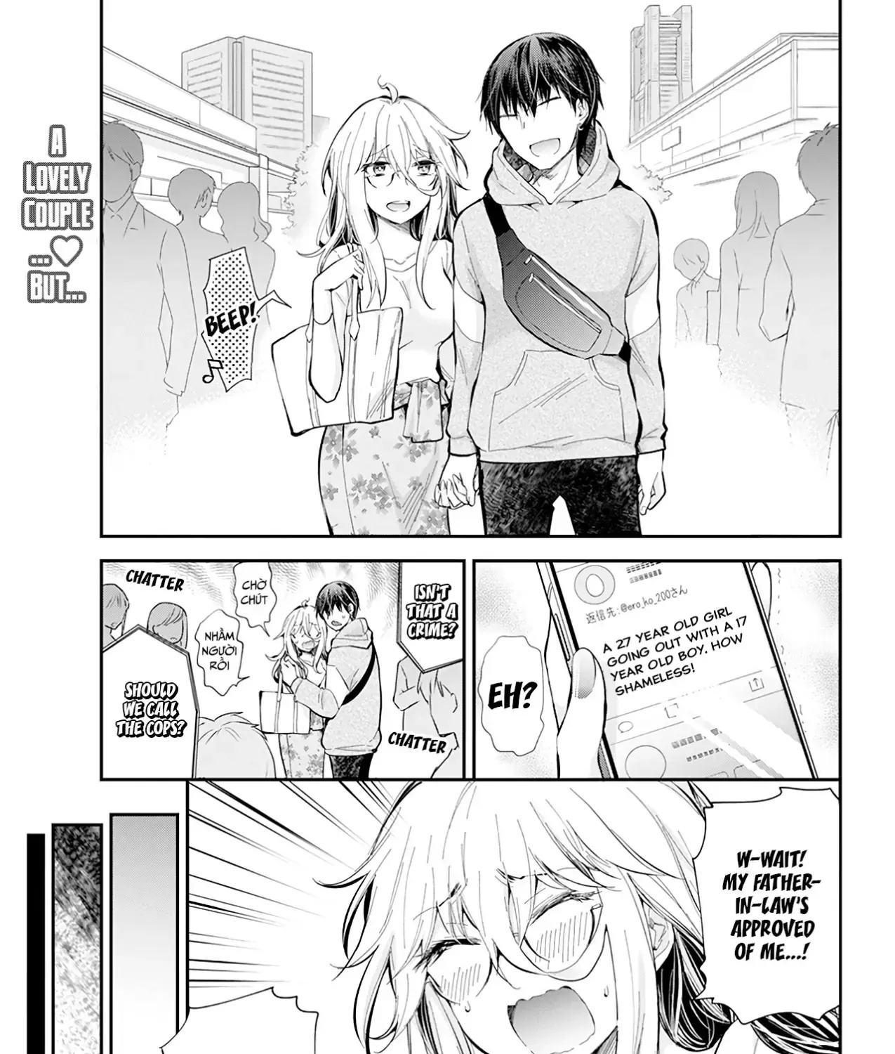 Shingeki No Eroko-San: Hen Na Oneesan Wa Danshi Kousei To Nakayoku Naritai Chap 29 - Next Chap 30