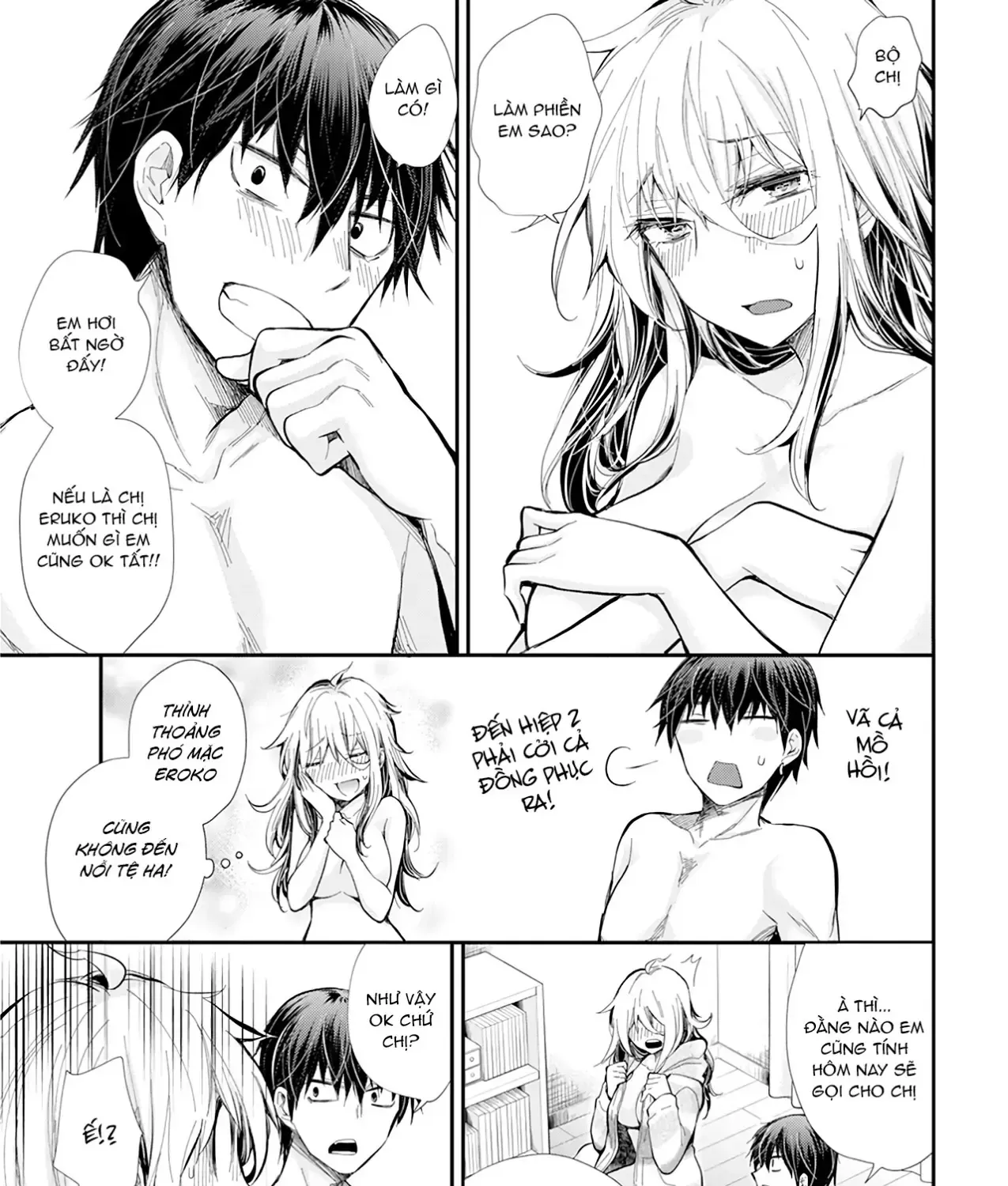 Shingeki No Eroko-San: Hen Na Oneesan Wa Danshi Kousei To Nakayoku Naritai Chap 29 - Next Chap 30