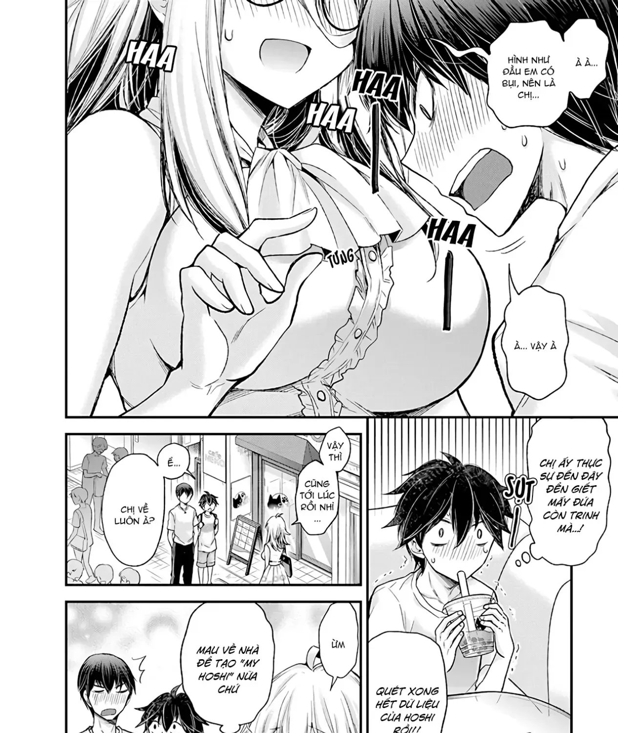 Shingeki No Eroko-San: Hen Na Oneesan Wa Danshi Kousei To Nakayoku Naritai Chap 3 - Next Chap 4