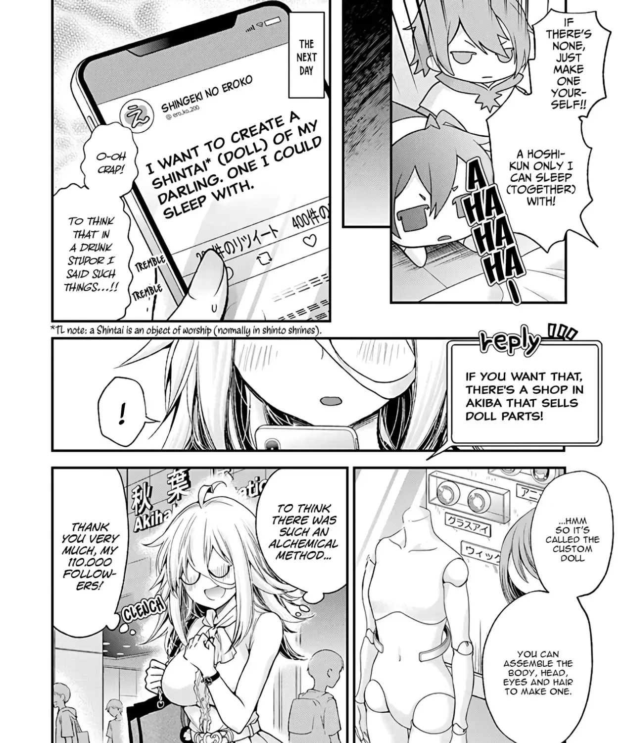 Shingeki No Eroko-San: Hen Na Oneesan Wa Danshi Kousei To Nakayoku Naritai Chap 3 - Next Chap 4