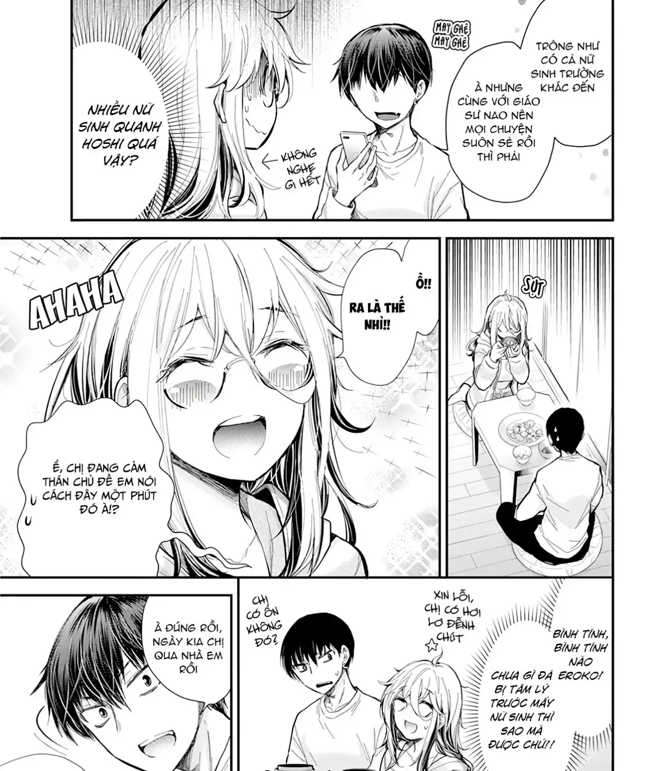 Shingeki No Eroko-San: Hen Na Oneesan Wa Danshi Kousei To Nakayoku Naritai Chap 30 - Next Chap 31