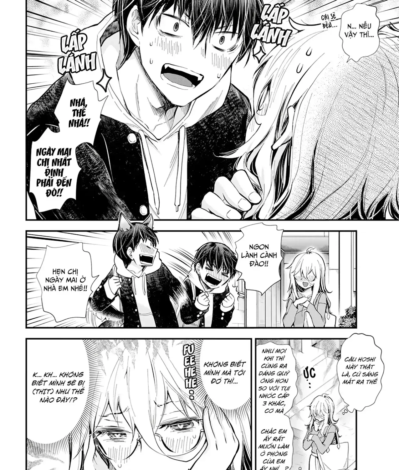 Shingeki No Eroko-San: Hen Na Oneesan Wa Danshi Kousei To Nakayoku Naritai Chap 32 - Next Chap 33