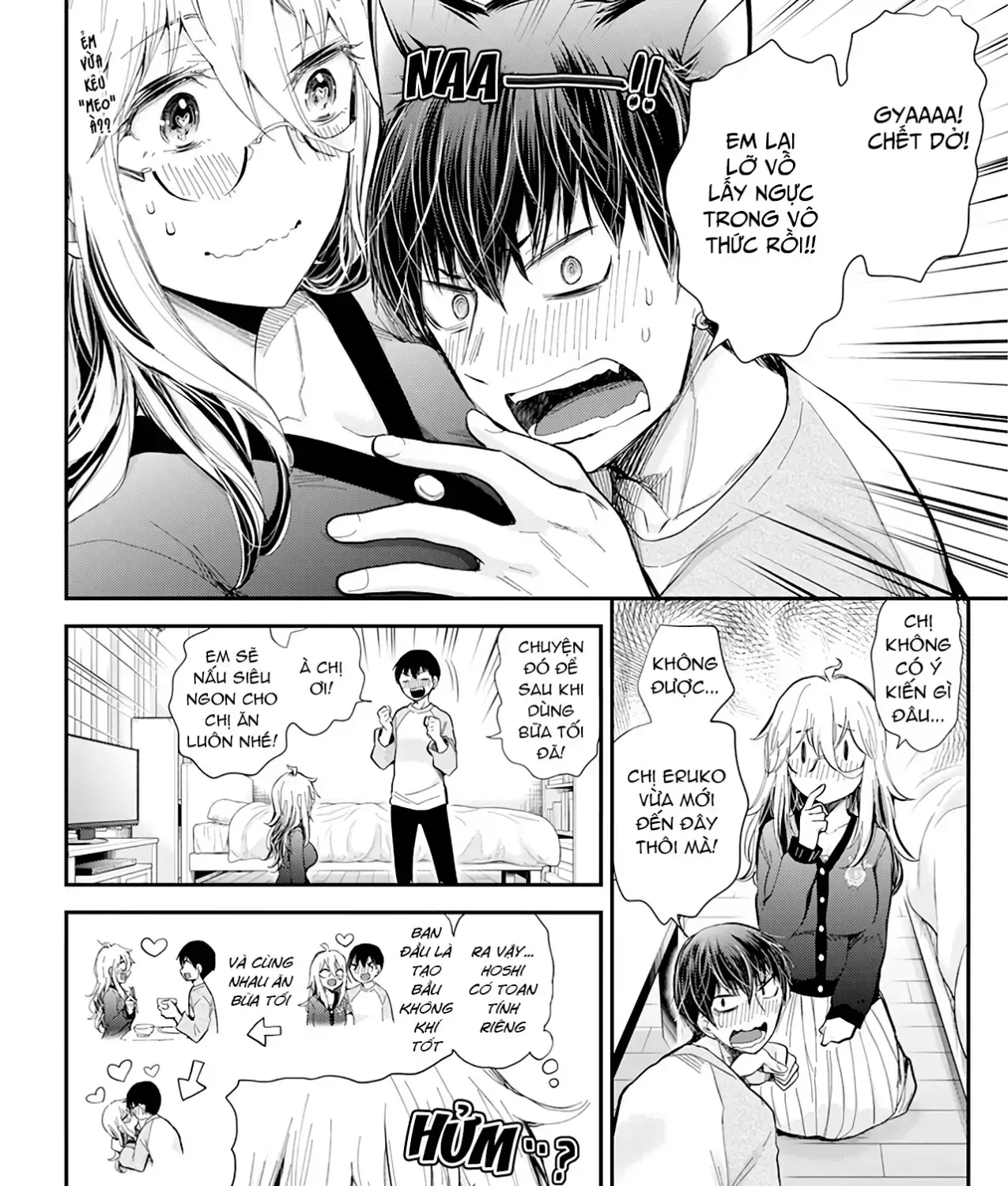 Shingeki No Eroko-San: Hen Na Oneesan Wa Danshi Kousei To Nakayoku Naritai Chap 32 - Next Chap 33