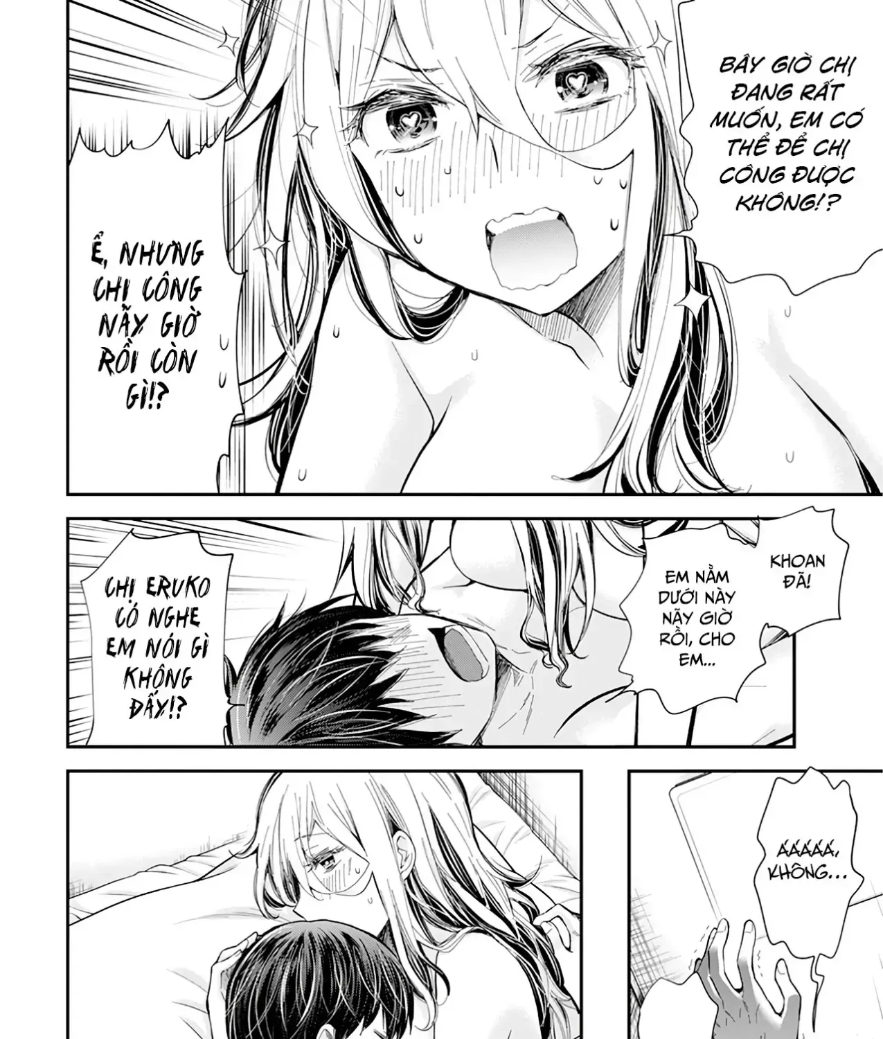 Shingeki No Eroko-San: Hen Na Oneesan Wa Danshi Kousei To Nakayoku Naritai Chap 33 - Next Chap 34