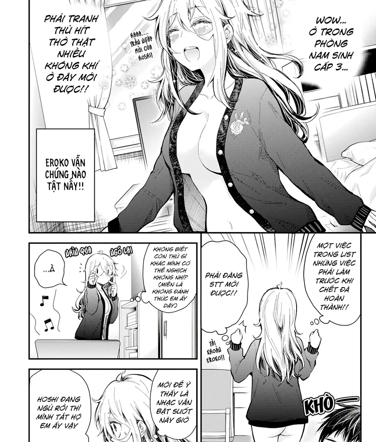 Shingeki No Eroko-San: Hen Na Oneesan Wa Danshi Kousei To Nakayoku Naritai Chap 33 - Next Chap 34