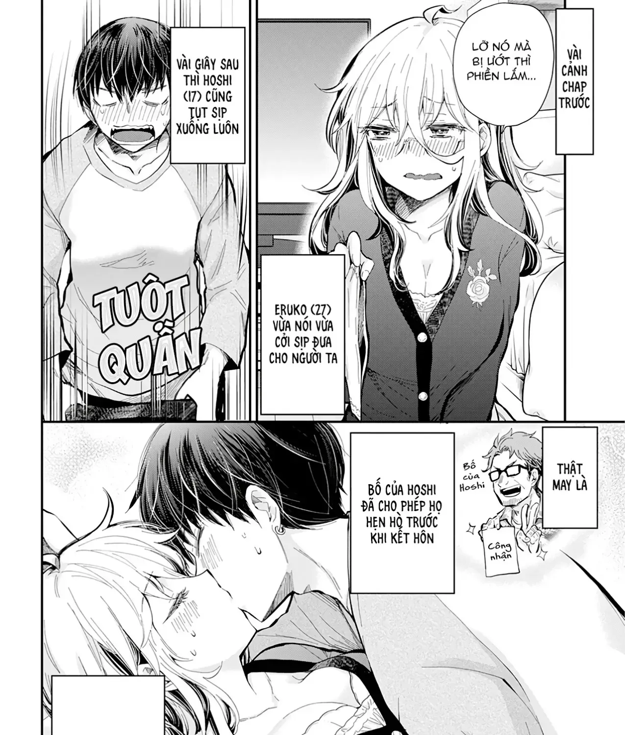 Shingeki No Eroko-San: Hen Na Oneesan Wa Danshi Kousei To Nakayoku Naritai Chap 33 - Next Chap 34