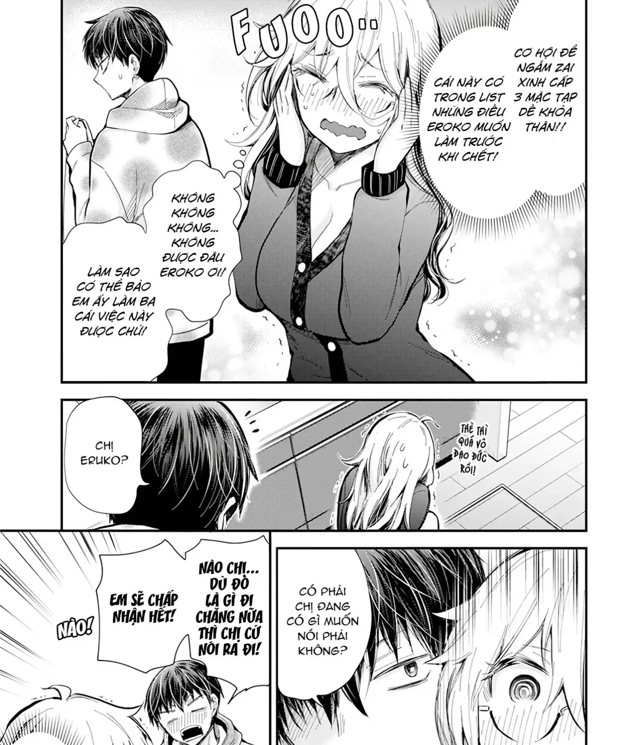 Shingeki No Eroko-San: Hen Na Oneesan Wa Danshi Kousei To Nakayoku Naritai Chap 33 - Next Chap 34