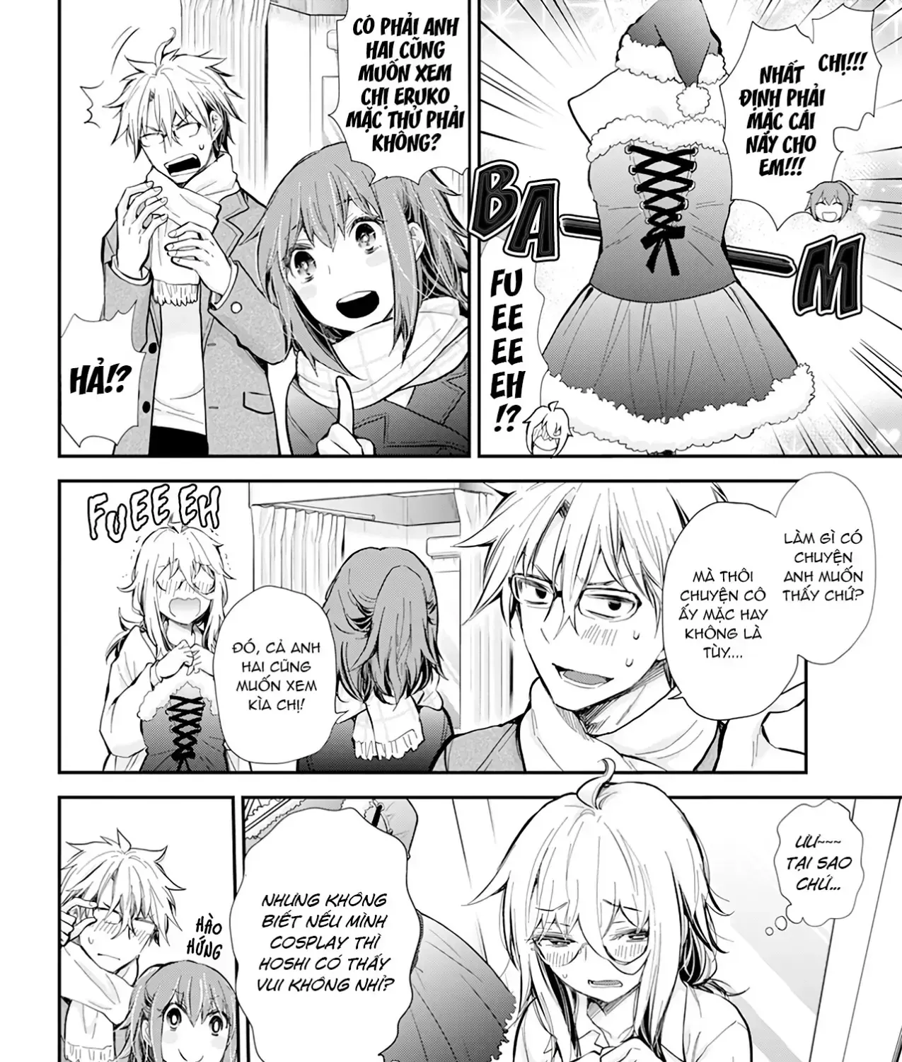 Shingeki No Eroko-San: Hen Na Oneesan Wa Danshi Kousei To Nakayoku Naritai Chap 34 - Next Chap 35