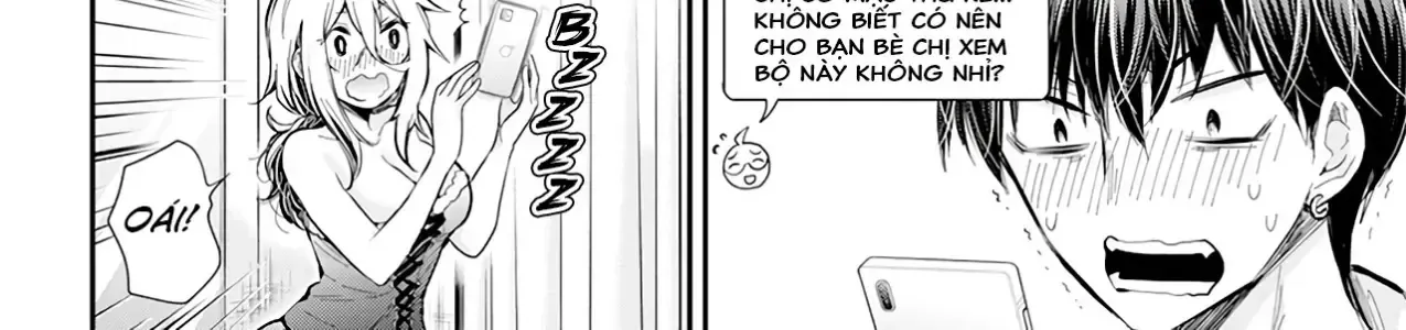 Shingeki No Eroko-San: Hen Na Oneesan Wa Danshi Kousei To Nakayoku Naritai Chap 34 - Next Chap 35