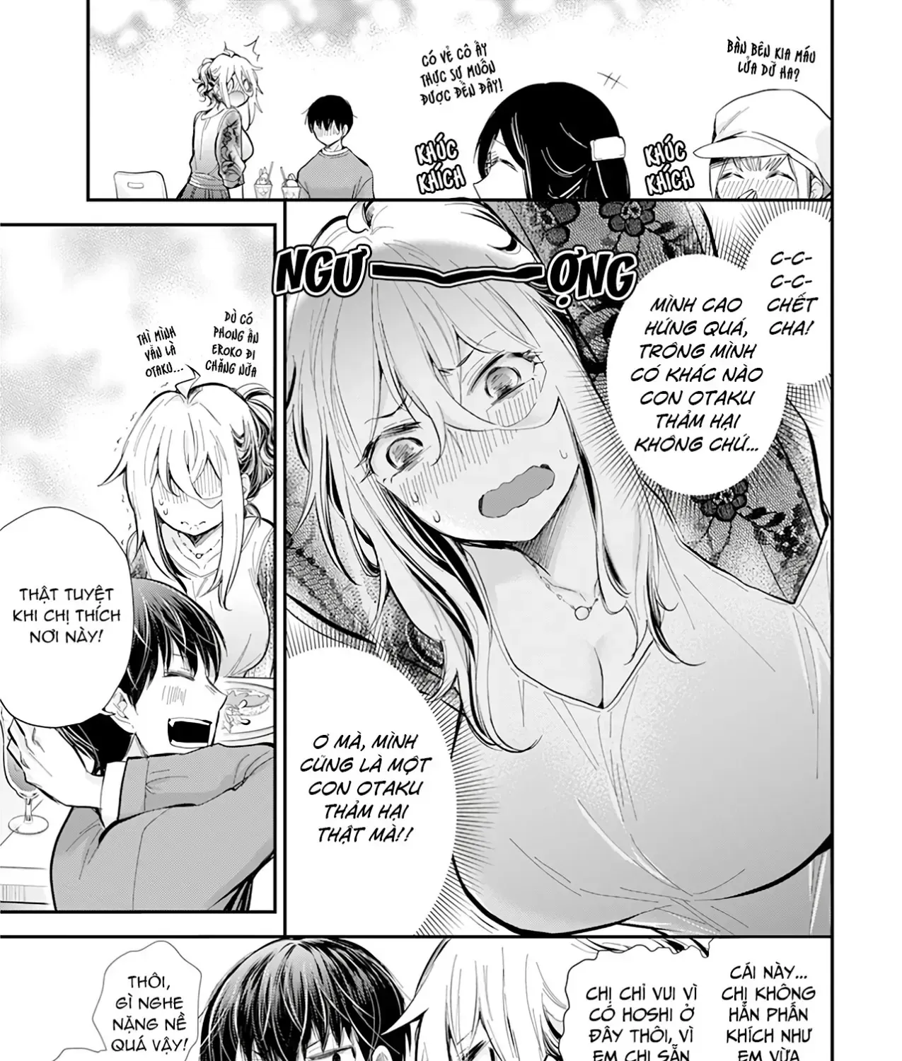 Shingeki No Eroko-San: Hen Na Oneesan Wa Danshi Kousei To Nakayoku Naritai Chap 35 - Next Chap 36