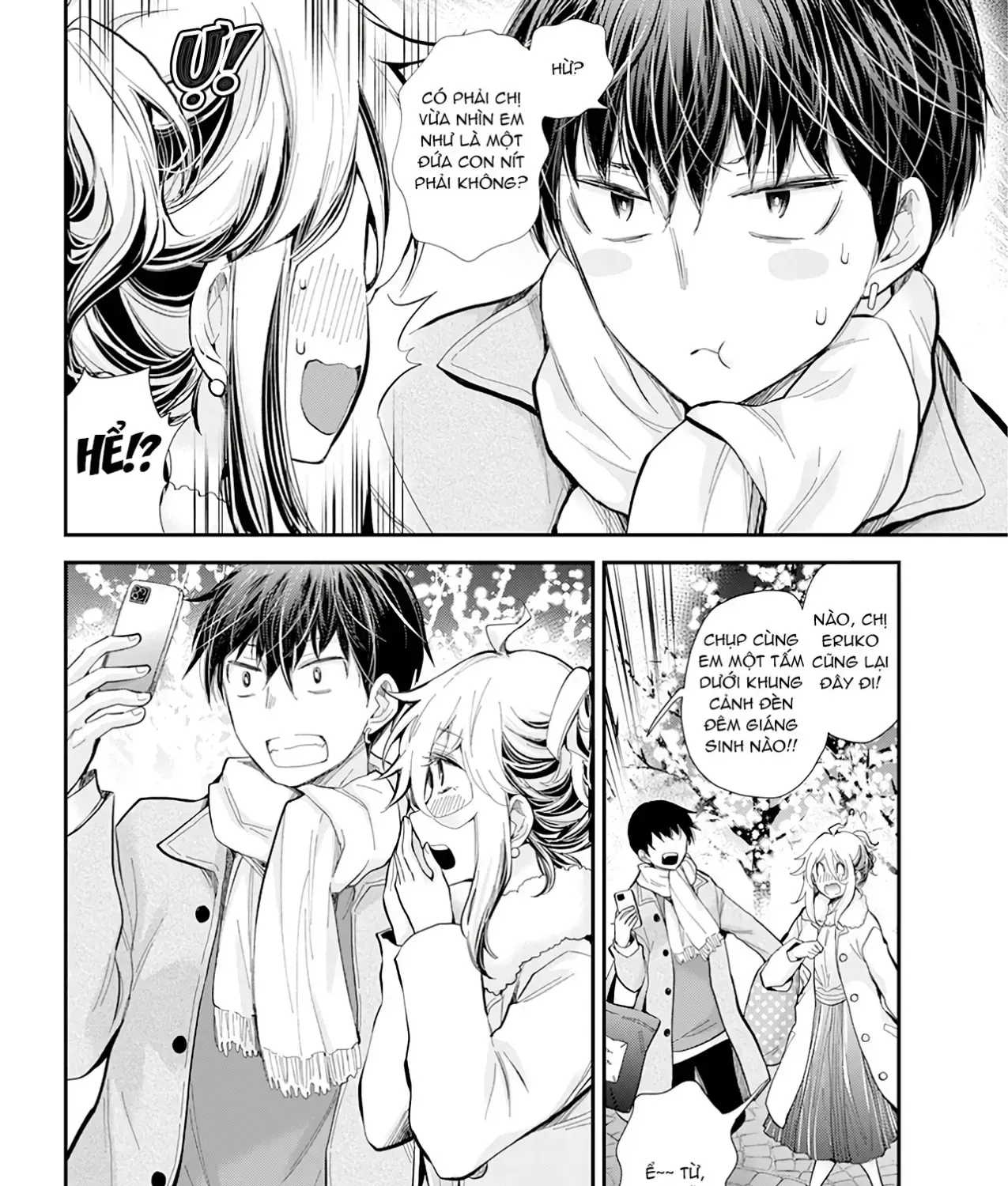 Shingeki No Eroko-San: Hen Na Oneesan Wa Danshi Kousei To Nakayoku Naritai Chap 35 - Next Chap 36