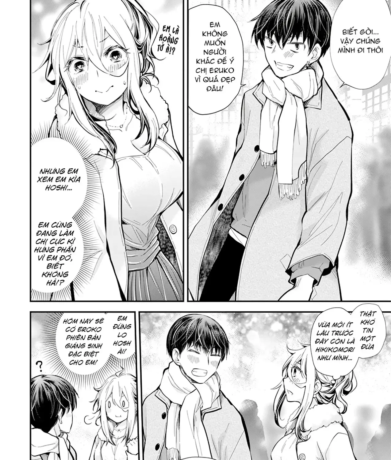 Shingeki No Eroko-San: Hen Na Oneesan Wa Danshi Kousei To Nakayoku Naritai Chap 35 - Next Chap 36