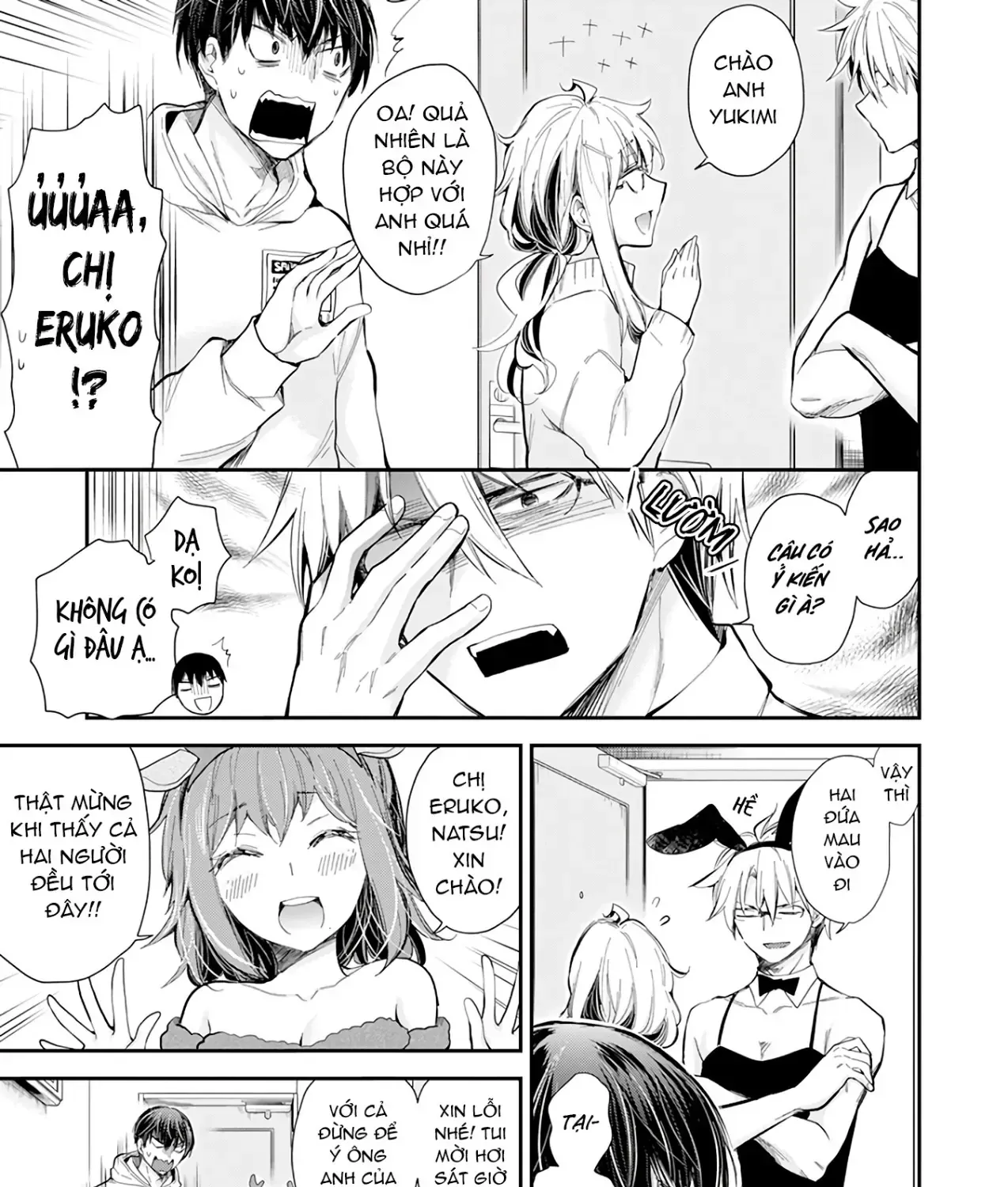 Shingeki No Eroko-San: Hen Na Oneesan Wa Danshi Kousei To Nakayoku Naritai Chap 36 - Next Chap 37