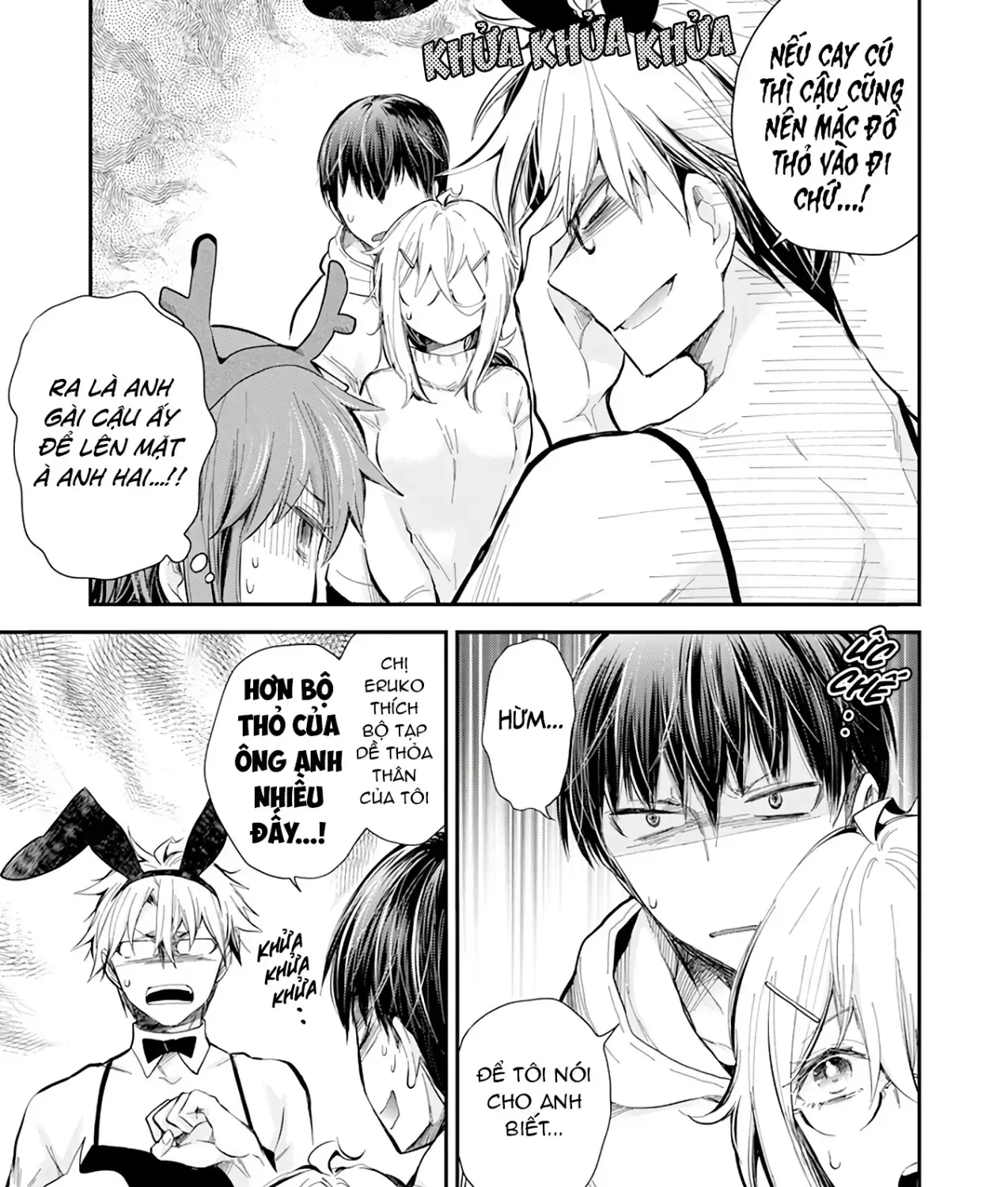 Shingeki No Eroko-San: Hen Na Oneesan Wa Danshi Kousei To Nakayoku Naritai Chap 36 - Next Chap 37