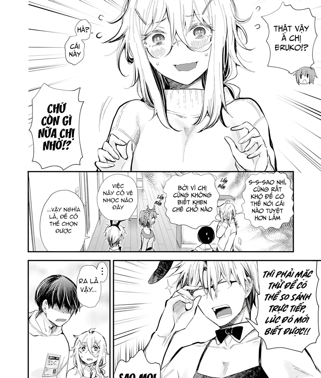 Shingeki No Eroko-San: Hen Na Oneesan Wa Danshi Kousei To Nakayoku Naritai Chap 36 - Next Chap 37