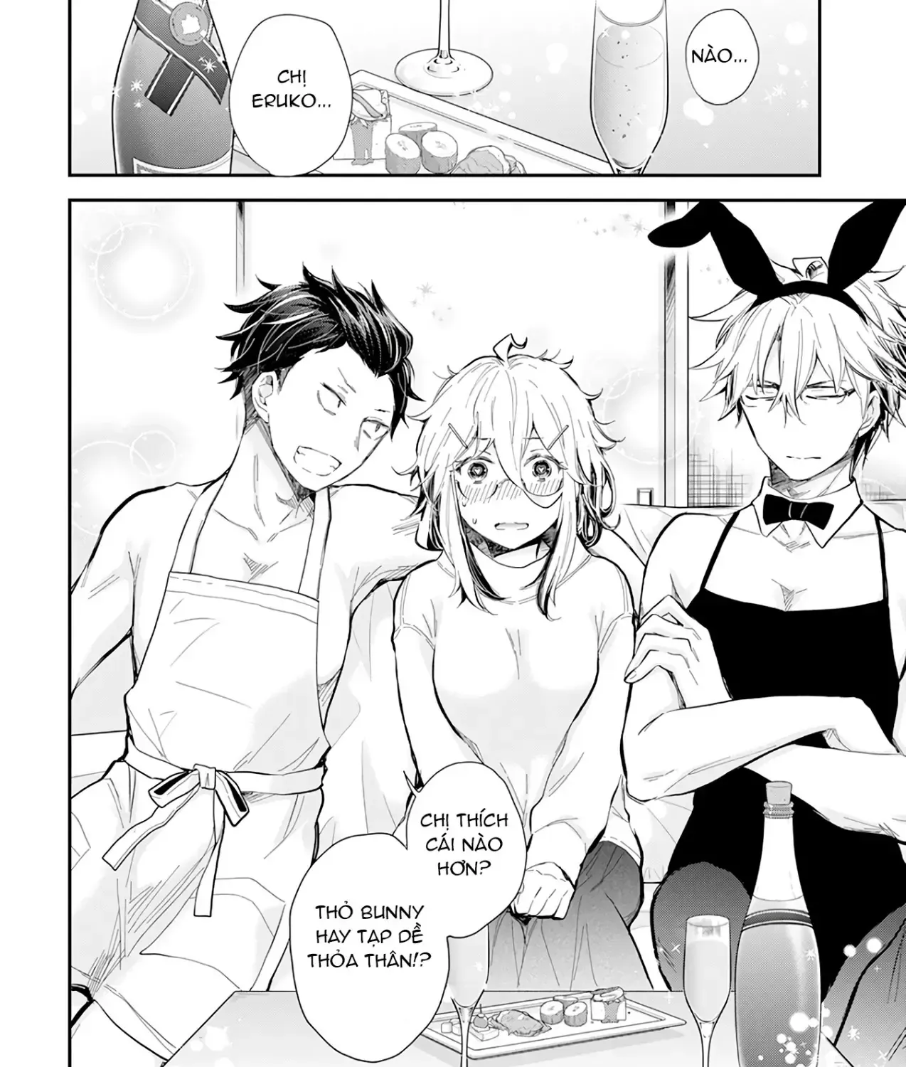 Shingeki No Eroko-San: Hen Na Oneesan Wa Danshi Kousei To Nakayoku Naritai Chap 36 - Next Chap 37