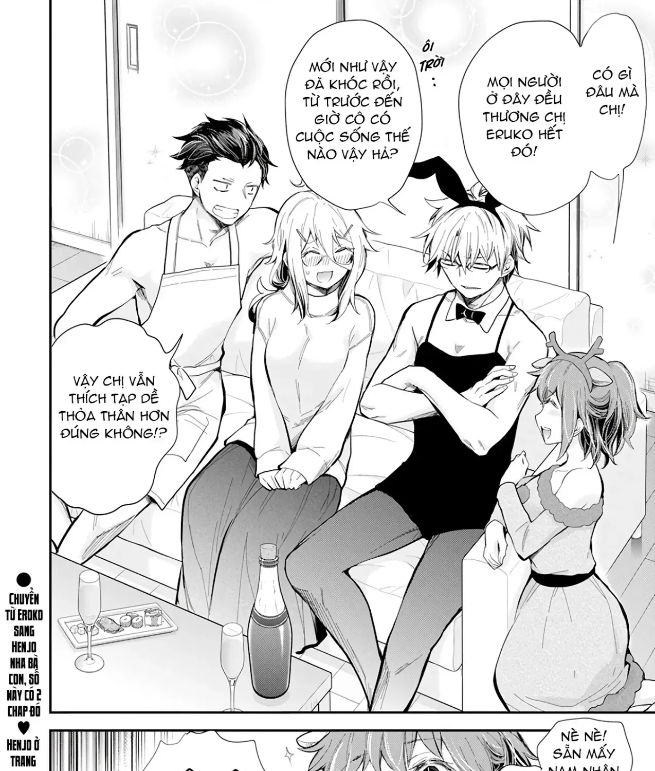 Shingeki No Eroko-San: Hen Na Oneesan Wa Danshi Kousei To Nakayoku Naritai Chap 36 - Next Chap 37