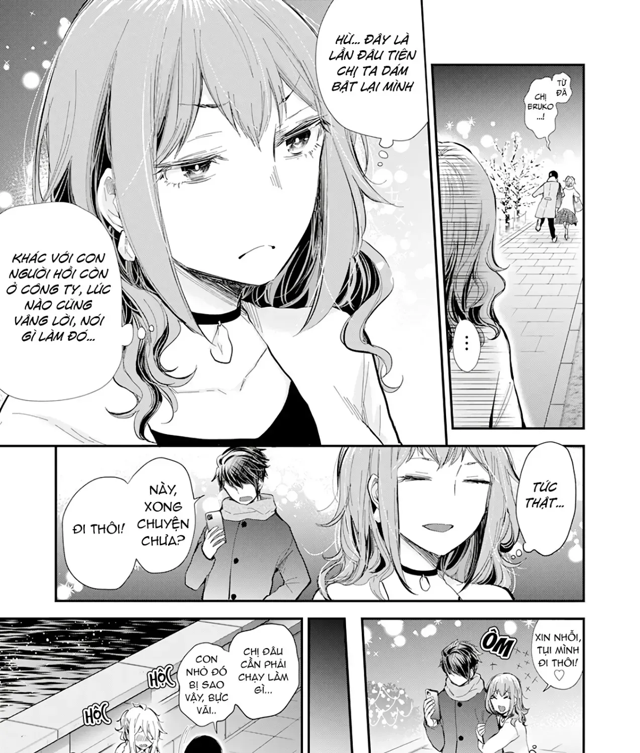 Shingeki No Eroko-San: Hen Na Oneesan Wa Danshi Kousei To Nakayoku Naritai Chap 36 - Next Chap 37