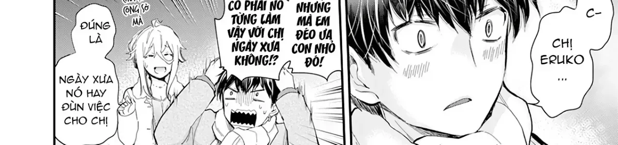 Shingeki No Eroko-San: Hen Na Oneesan Wa Danshi Kousei To Nakayoku Naritai Chap 36 - Next Chap 37