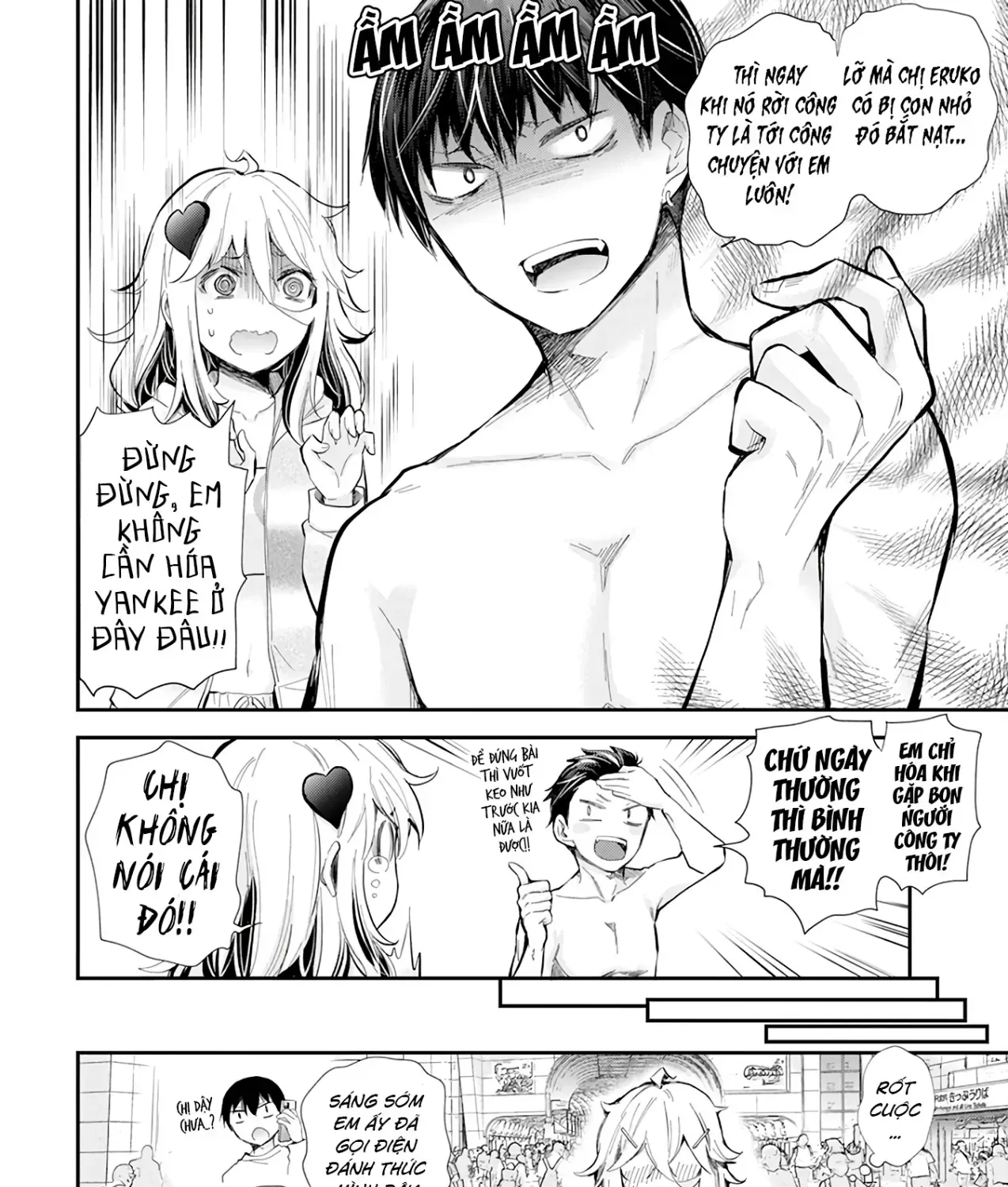 Shingeki No Eroko-San: Hen Na Oneesan Wa Danshi Kousei To Nakayoku Naritai Chap 37 - Next Chap 38