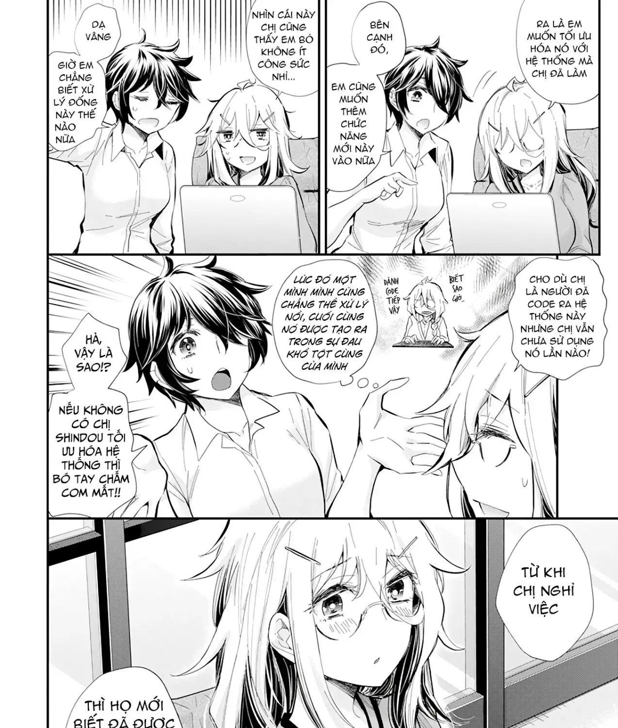 Shingeki No Eroko-San: Hen Na Oneesan Wa Danshi Kousei To Nakayoku Naritai Chap 37 - Next Chap 38