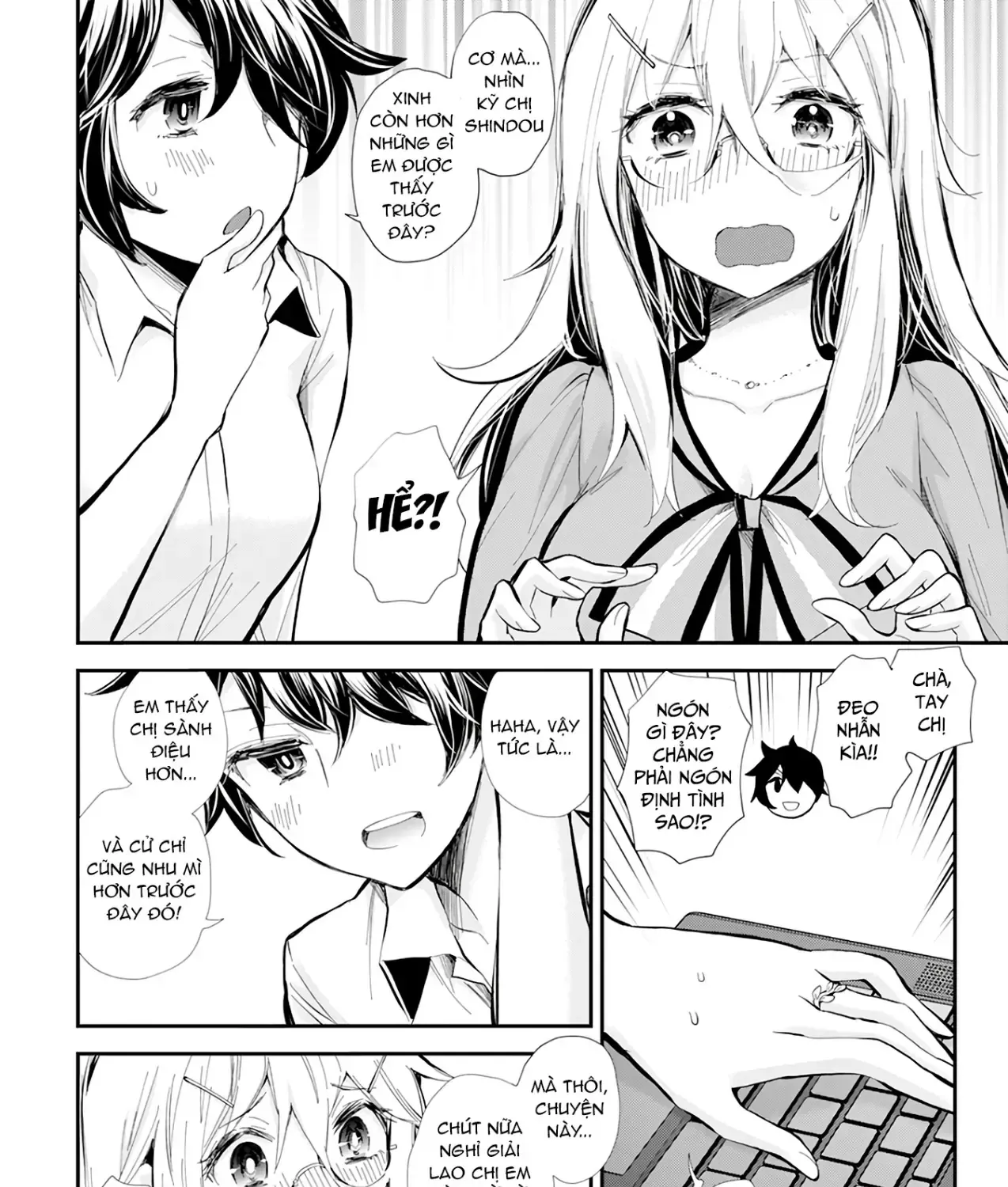 Shingeki No Eroko-San: Hen Na Oneesan Wa Danshi Kousei To Nakayoku Naritai Chap 37 - Next Chap 38