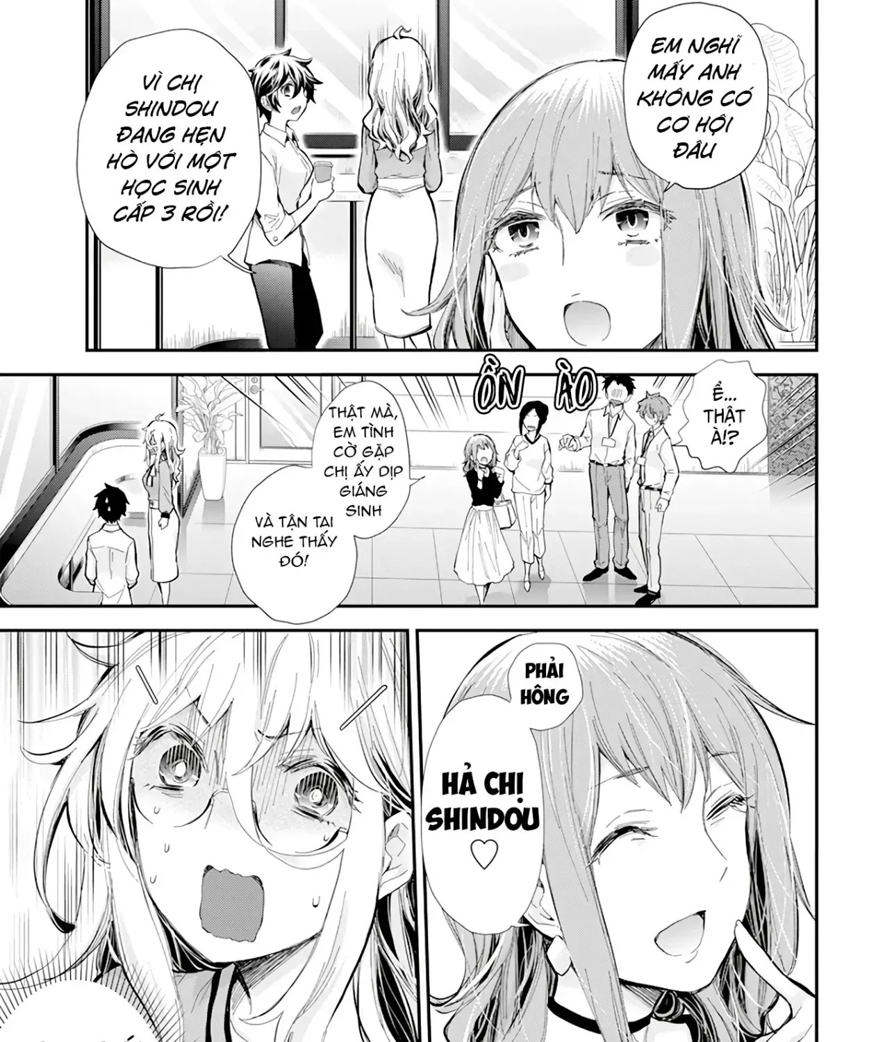 Shingeki No Eroko-San: Hen Na Oneesan Wa Danshi Kousei To Nakayoku Naritai Chap 37 - Next Chap 38