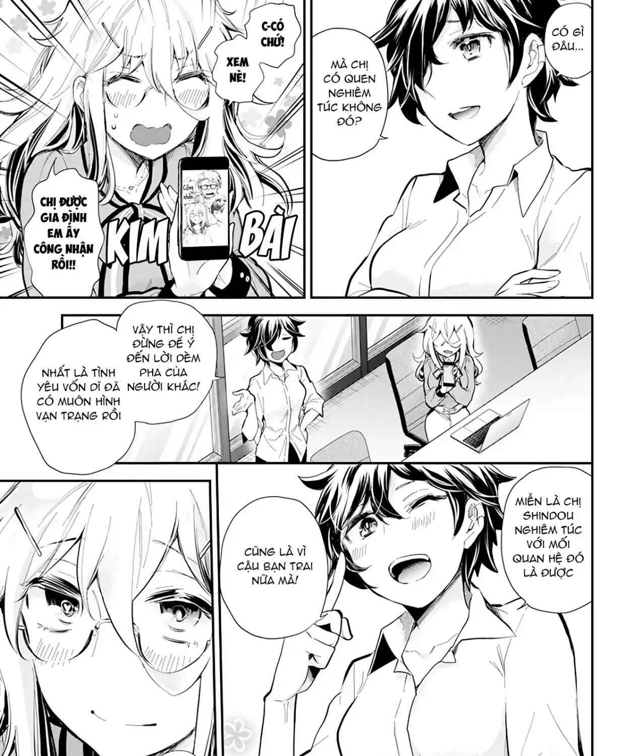 Shingeki No Eroko-San: Hen Na Oneesan Wa Danshi Kousei To Nakayoku Naritai Chap 38 - Next Chap 39