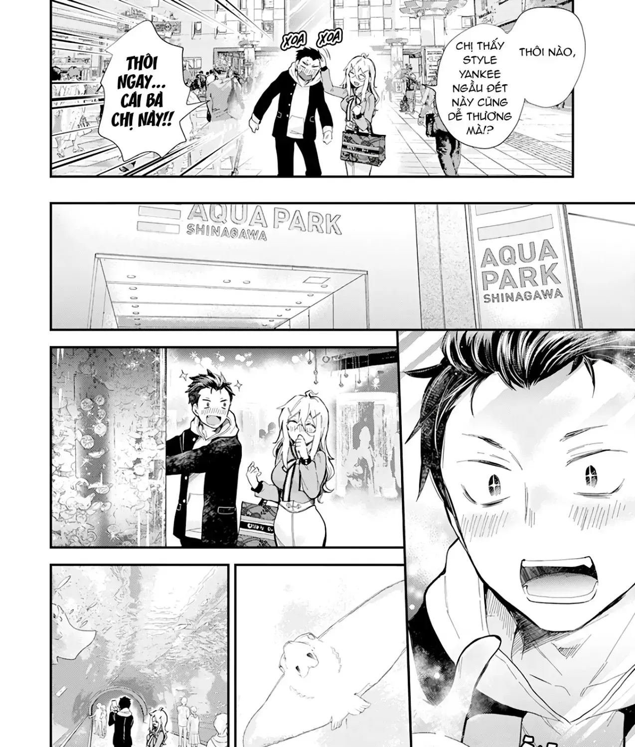 Shingeki No Eroko-San: Hen Na Oneesan Wa Danshi Kousei To Nakayoku Naritai Chap 38 - Next Chap 39