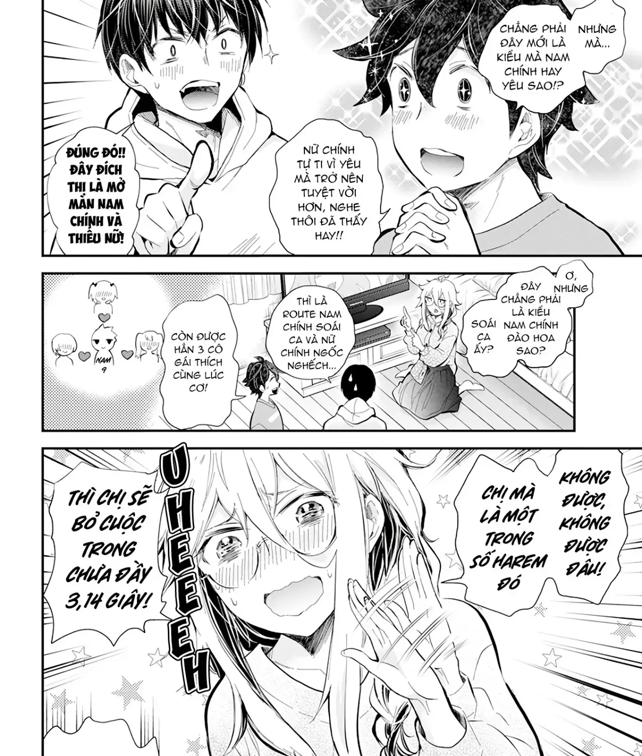 Shingeki No Eroko-San: Hen Na Oneesan Wa Danshi Kousei To Nakayoku Naritai Chap 40 - Next Chap 41