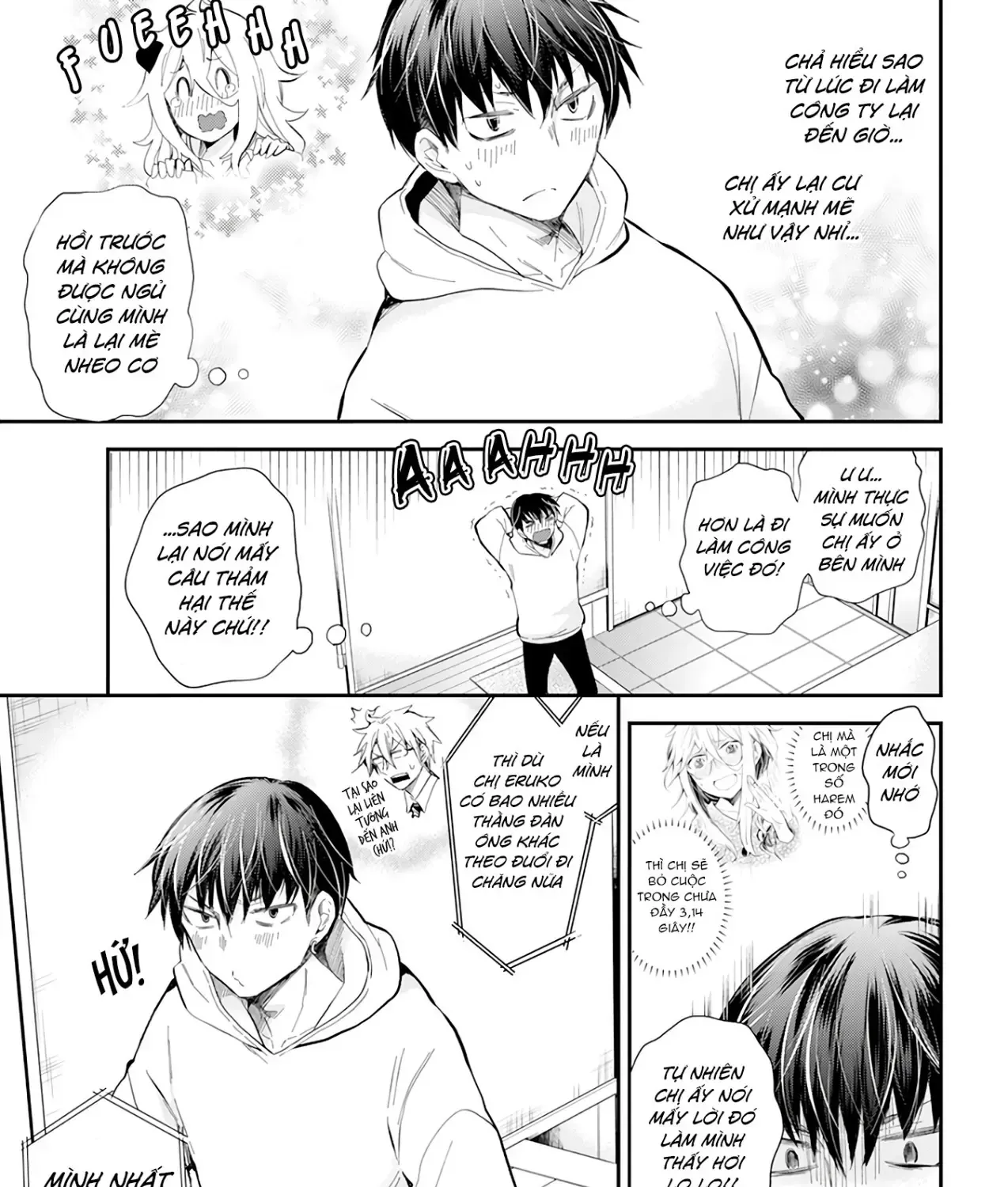 Shingeki No Eroko-San: Hen Na Oneesan Wa Danshi Kousei To Nakayoku Naritai Chap 40 - Next Chap 41