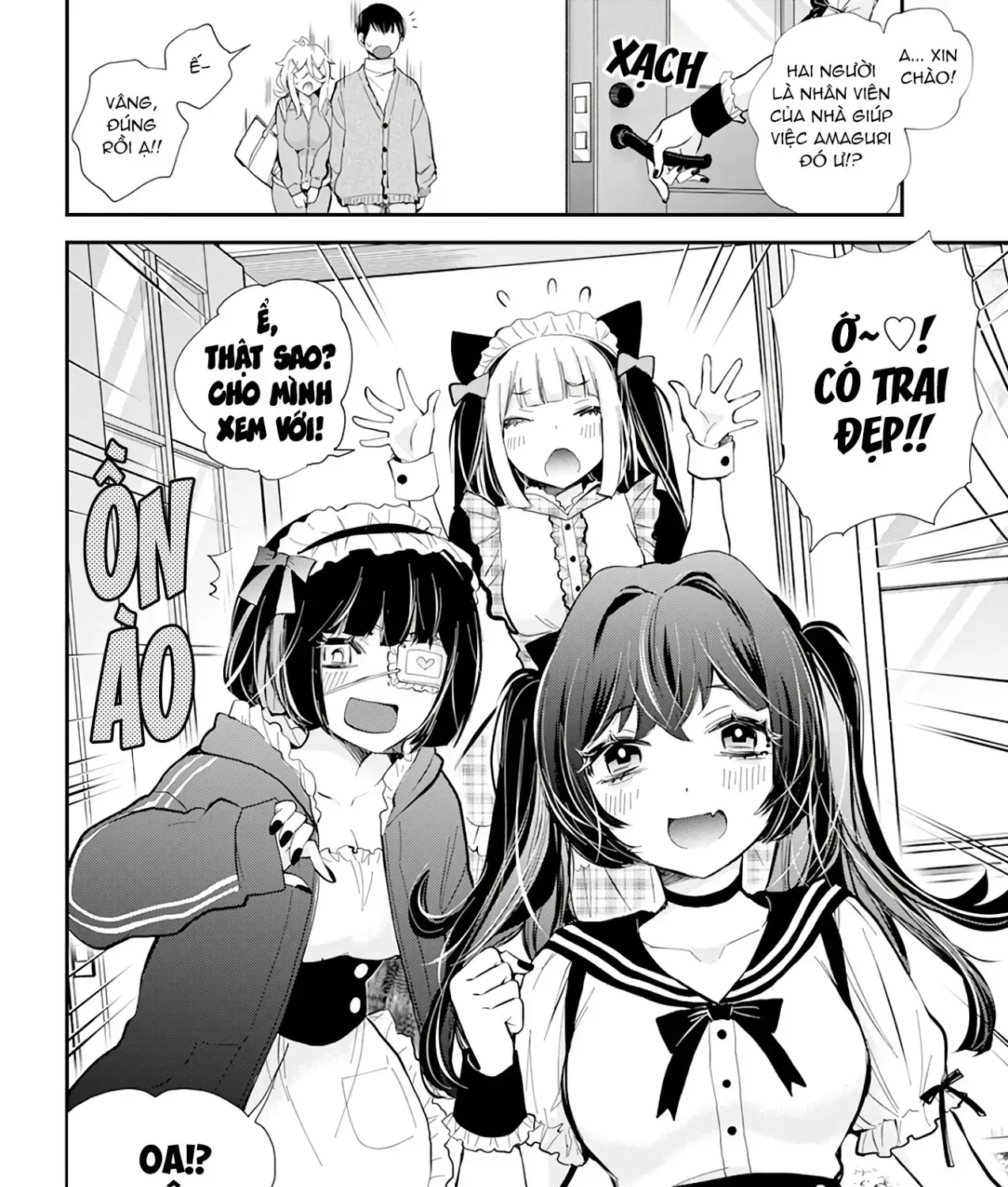 Shingeki No Eroko-San: Hen Na Oneesan Wa Danshi Kousei To Nakayoku Naritai Chap 40 - Next Chap 41