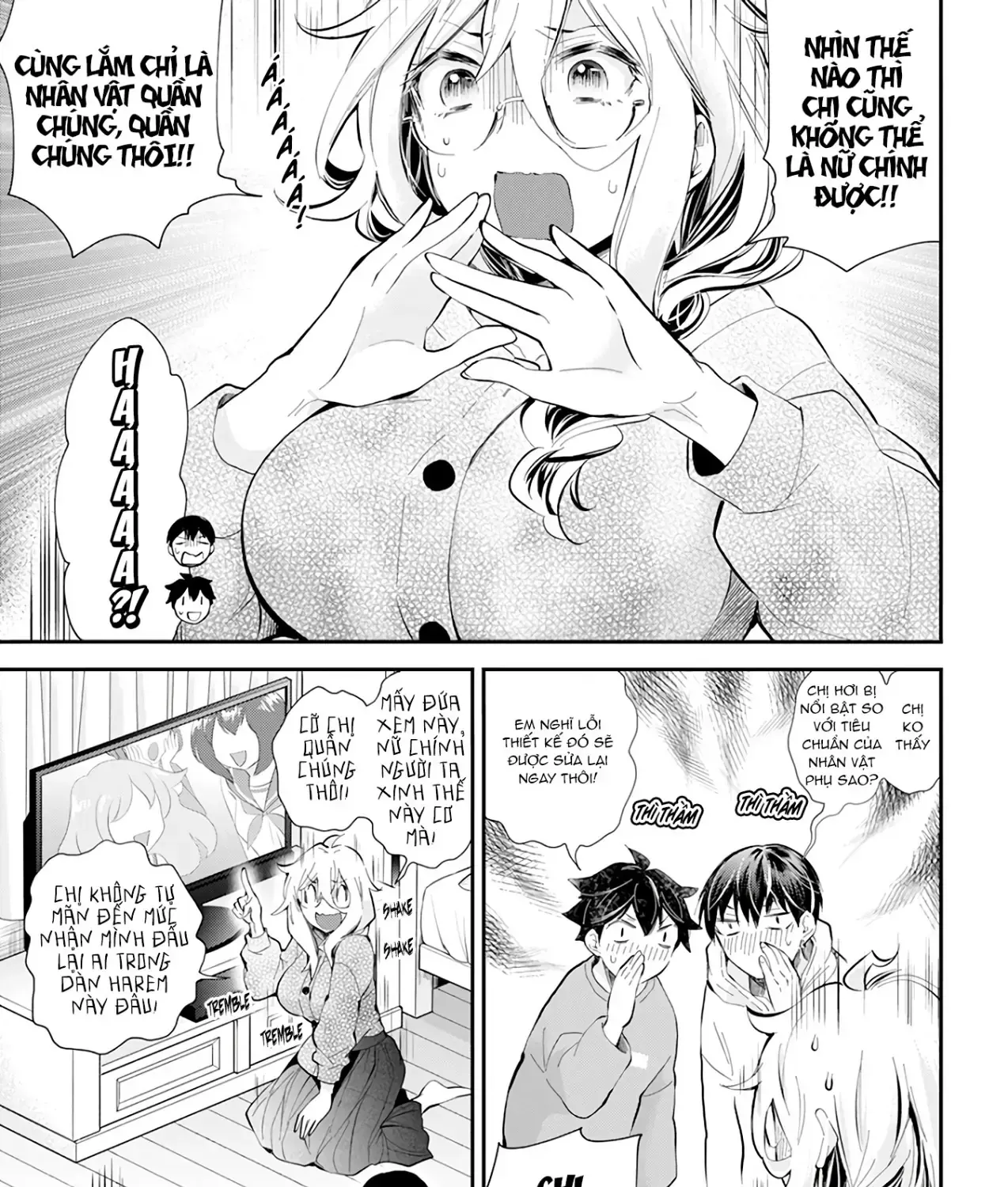 Shingeki No Eroko-San: Hen Na Oneesan Wa Danshi Kousei To Nakayoku Naritai Chap 40 - Next Chap 41