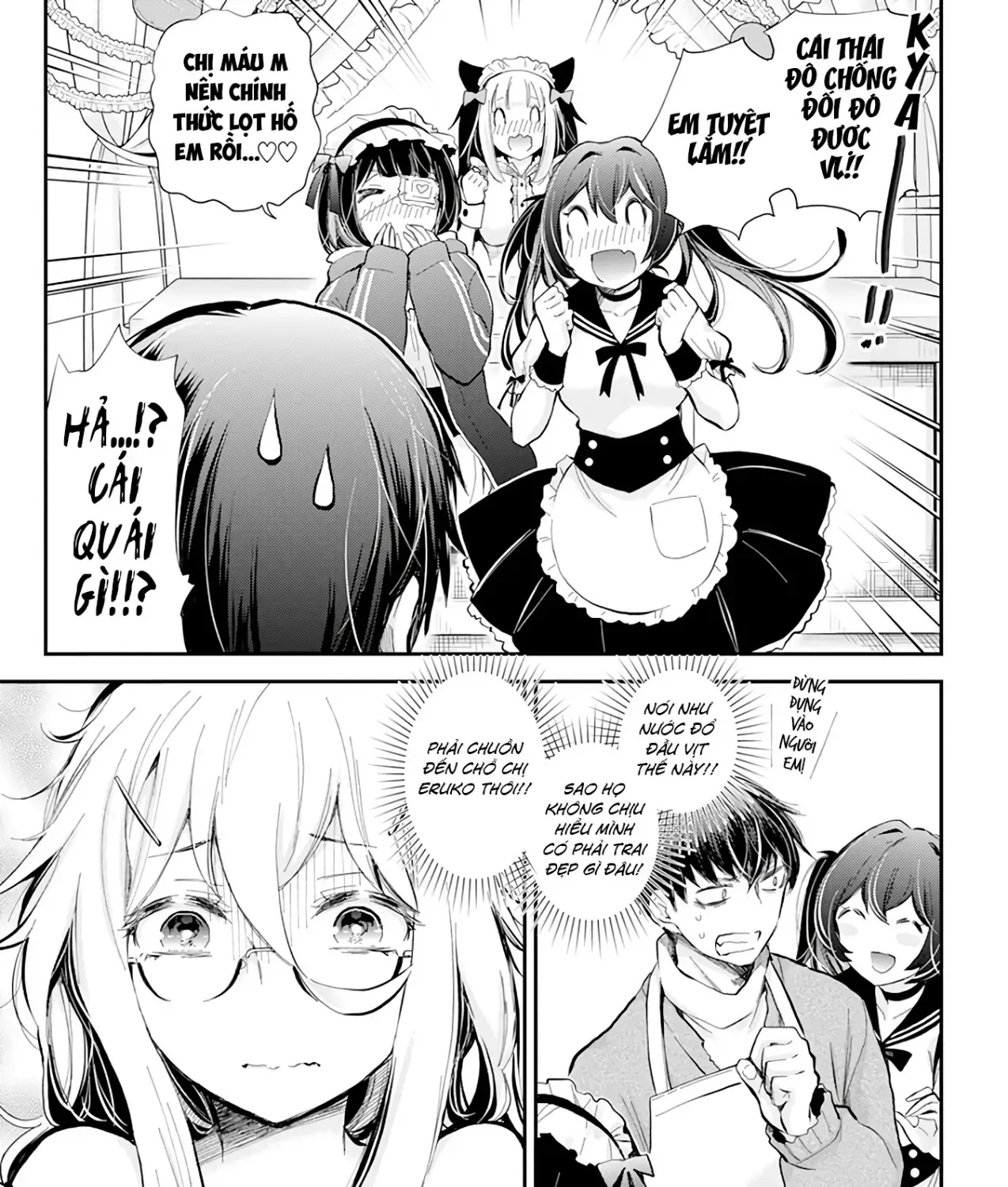 Shingeki No Eroko-San: Hen Na Oneesan Wa Danshi Kousei To Nakayoku Naritai Chap 41 - Next Chap 42